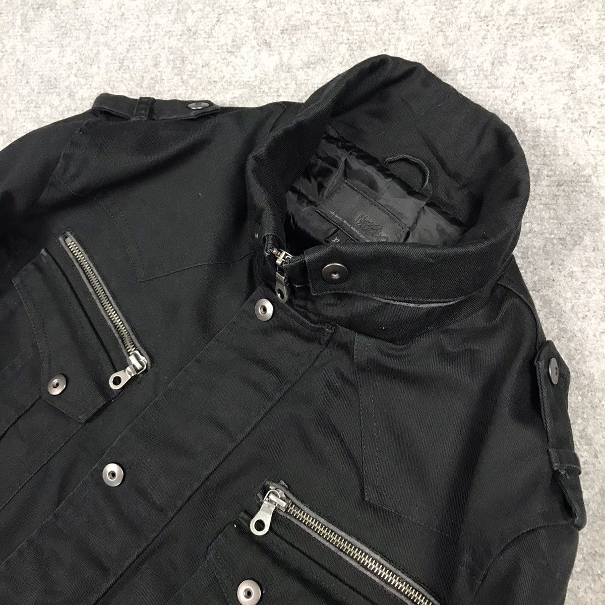 If Six Was Nine × Japanese Brand × Tornado Mart MOSSIMO BLACK PUNK JAPAN ZIPPER JACKET Size US XL / EU 56 / 4 - 5 Thumbnail