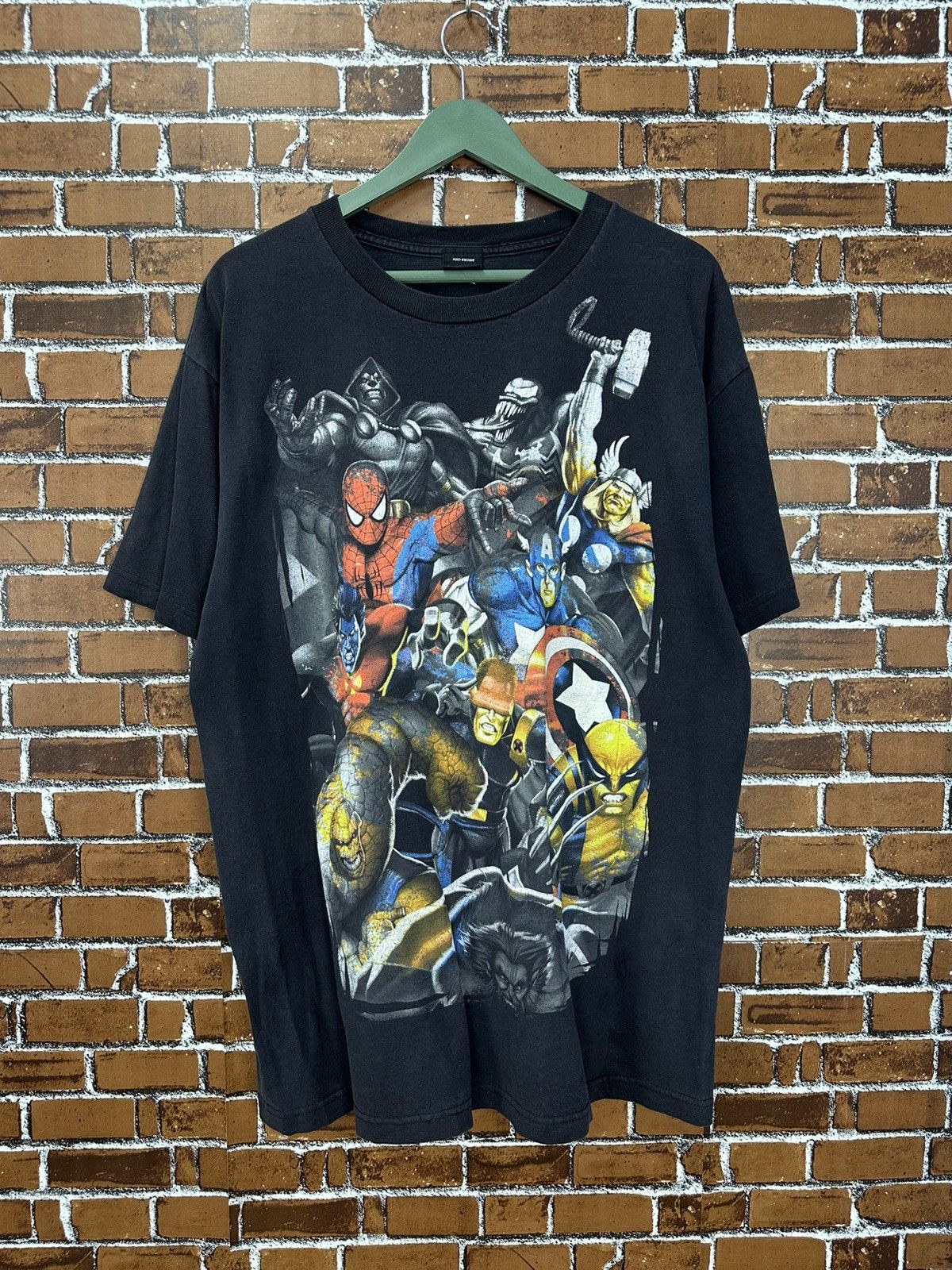 Mad Engine Vintage Marvel Mad Engine Overprint Tshirt A982 Size US L / EU 52-54 / 3 - 1 Thumbnail
