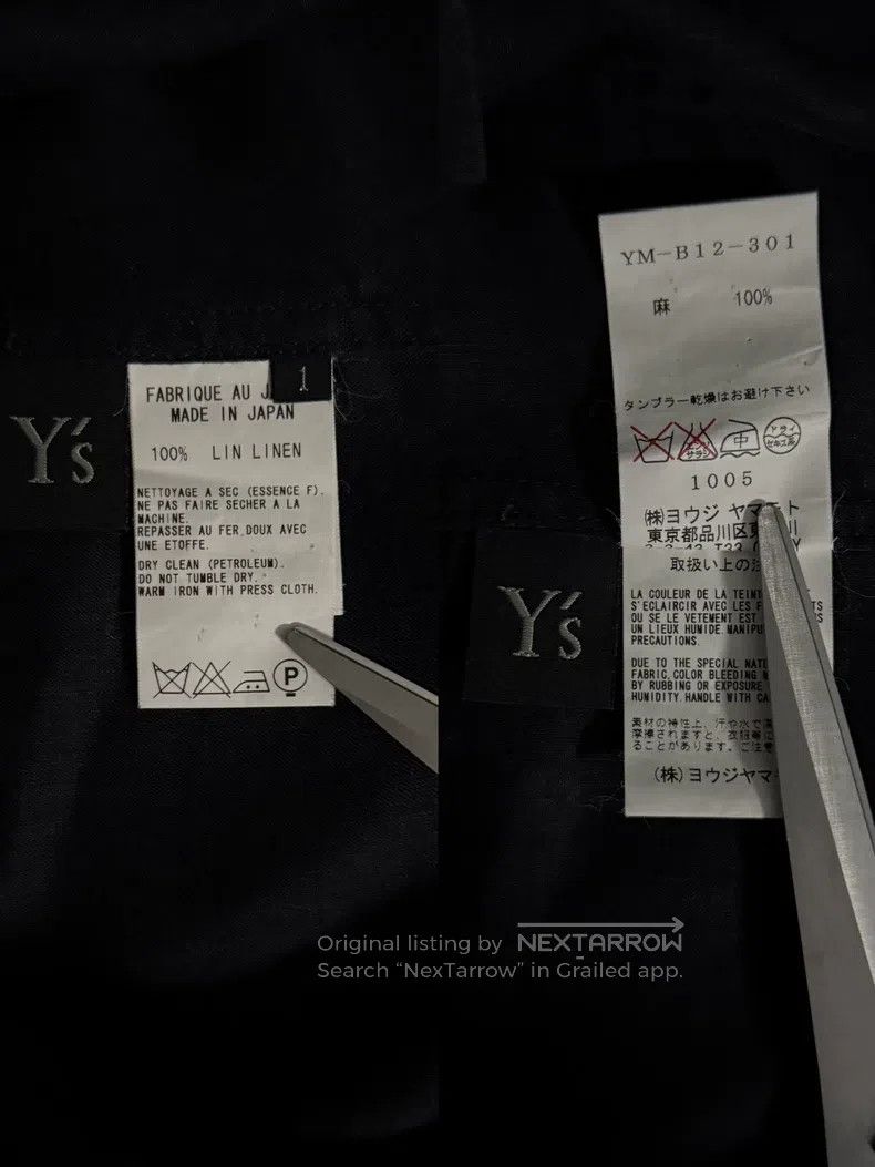 Yohji Yamamoto Yohji Yamamoto 08 SS Minimalist Linen Shirt Size US S / EU 44-46 / 1 - 7 Thumbnail