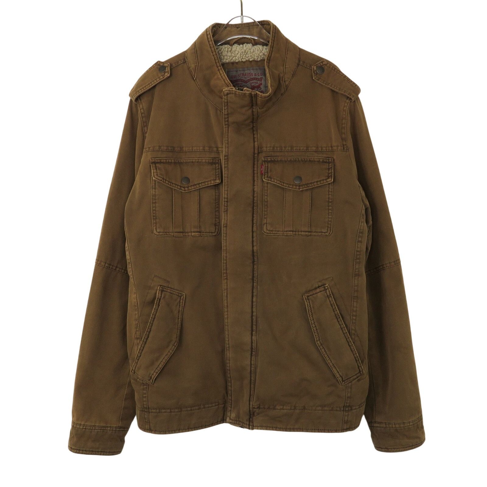 Levi's Levi's Brown Sherpa Lined Trucker Utility Jacket Large Size US L / EU 52-54 / 3 - 2 Thumbnail