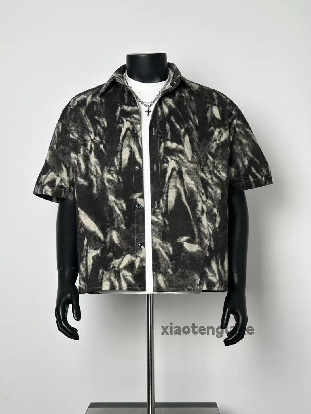 Vintage Unisex outdoor utility tie dye loose grunge shirt Size US M / EU 48-50 / 2 - 5 Thumbnail