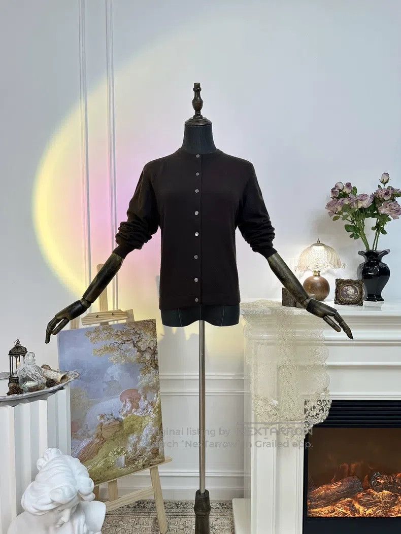 Hermes Hermes Margiela Era Slim Fit Cashmere Knit Sweater Jacket Size M / US 6-8 / IT 42-44 - 4 Thumbnail