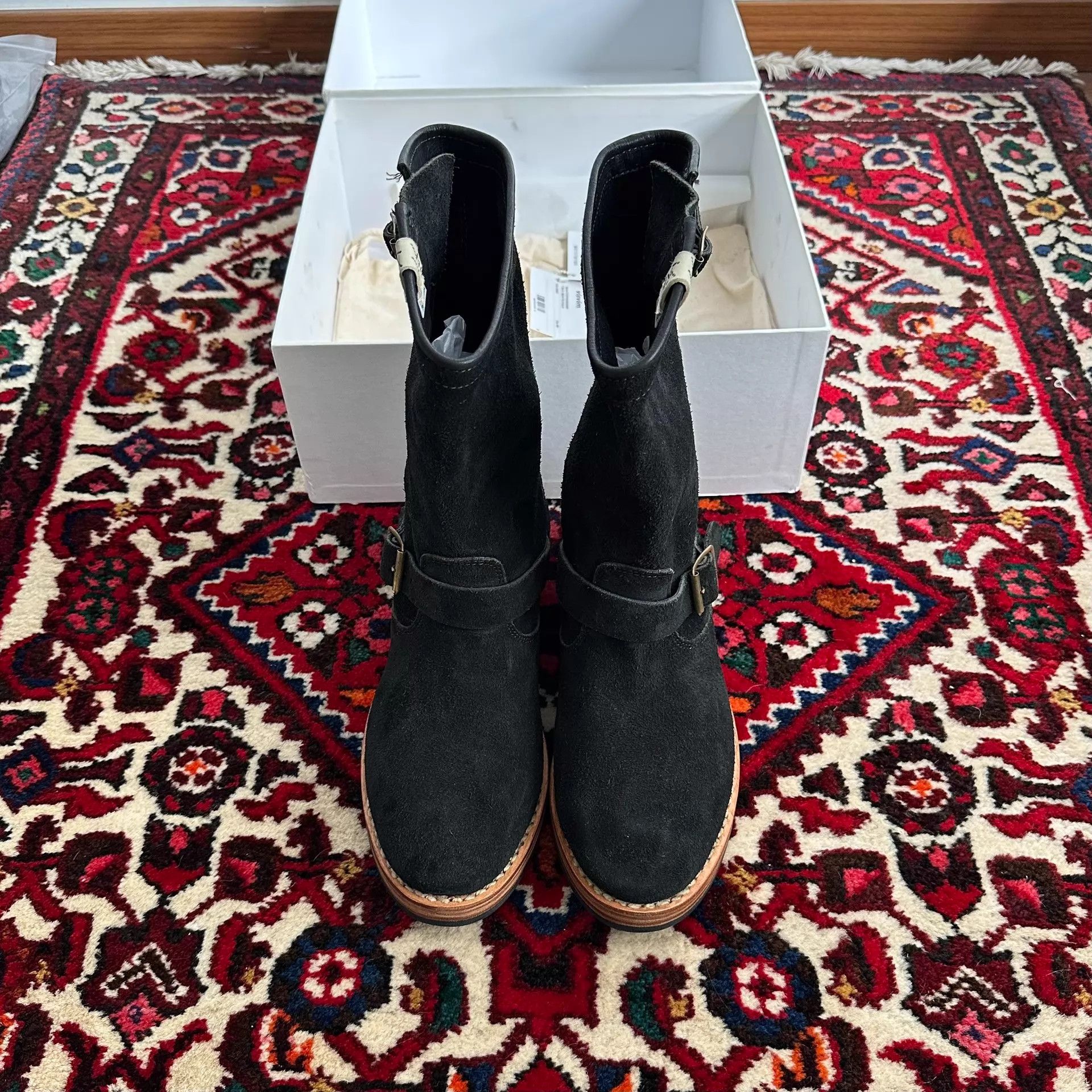 Visvim Visvim T.W.O Boots-Folk 9.0 suede engineer boots 23ss Size US 9 / EU 42 - 1 Thumbnail