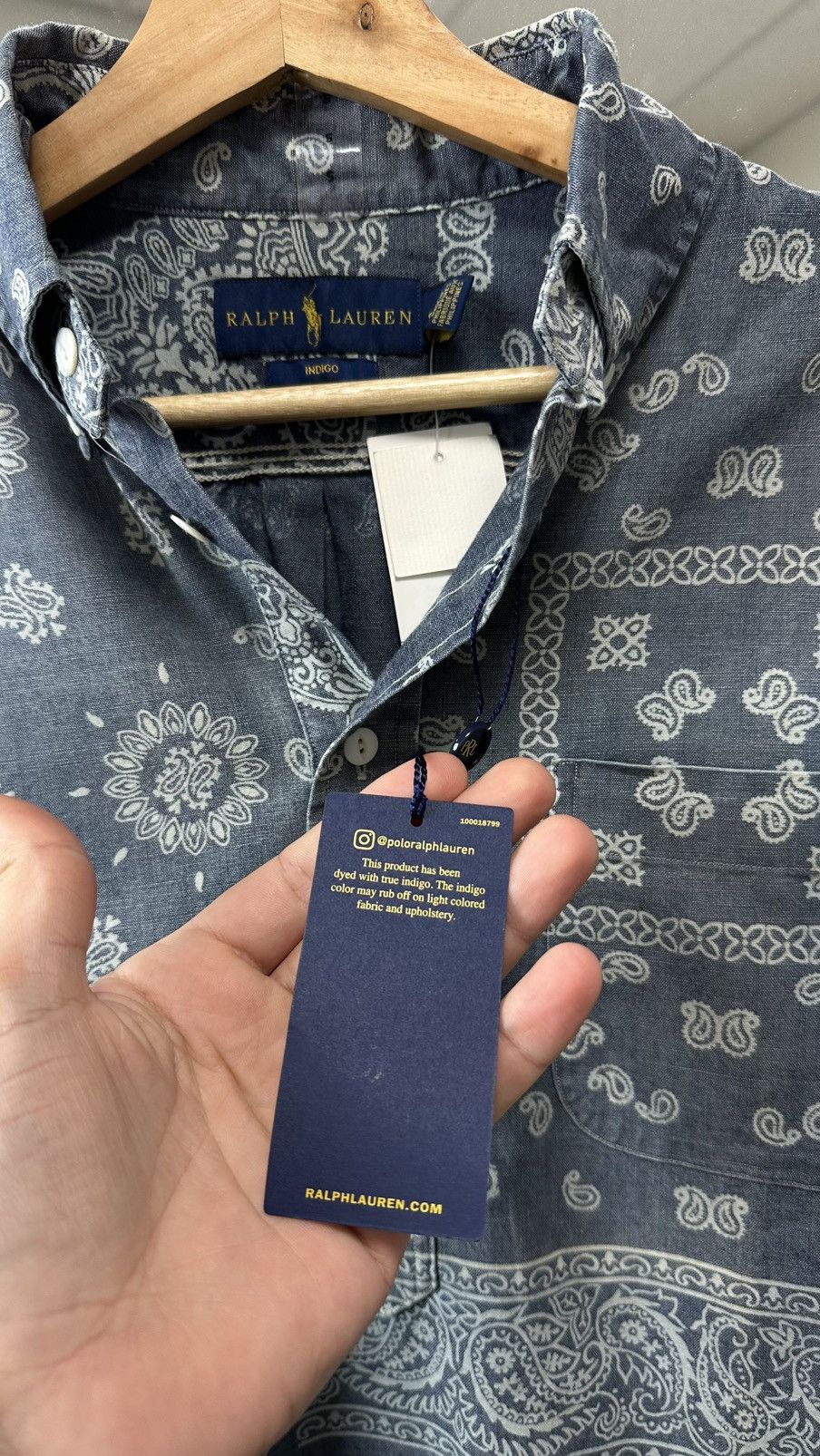 Ralph Lauren Ralph Lauren indigo shirt Size US S / EU 44-46 / 1 - 4 Thumbnail