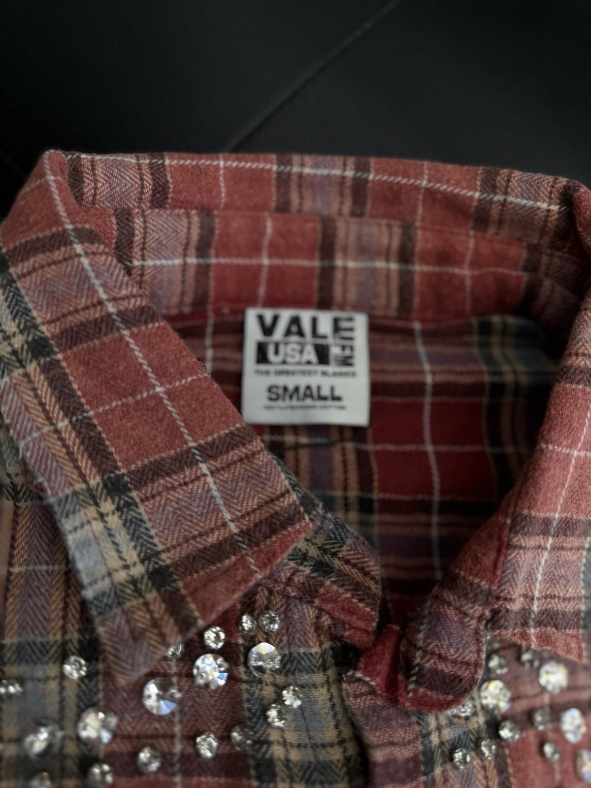 Vale Vale Forever Valley Full Crystal Stone Flannel Size Small Size US S / EU 44-46 / 1 - 10 Thumbnail