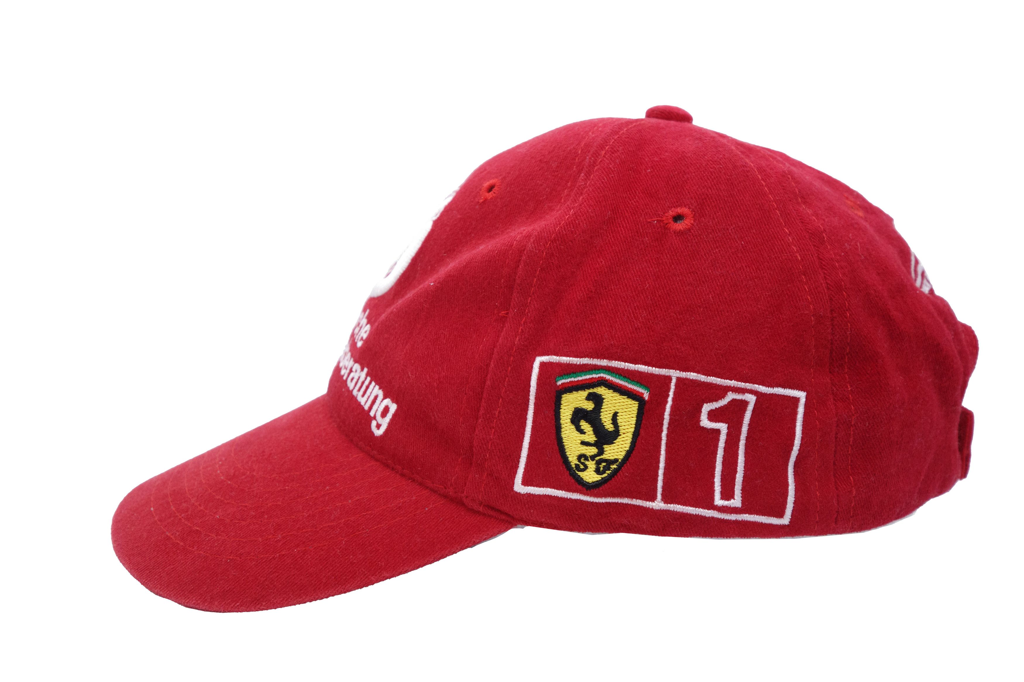 Ferrari 00S Michael Schumacher Racing Cap Size ONE SIZE - 2 Thumbnail