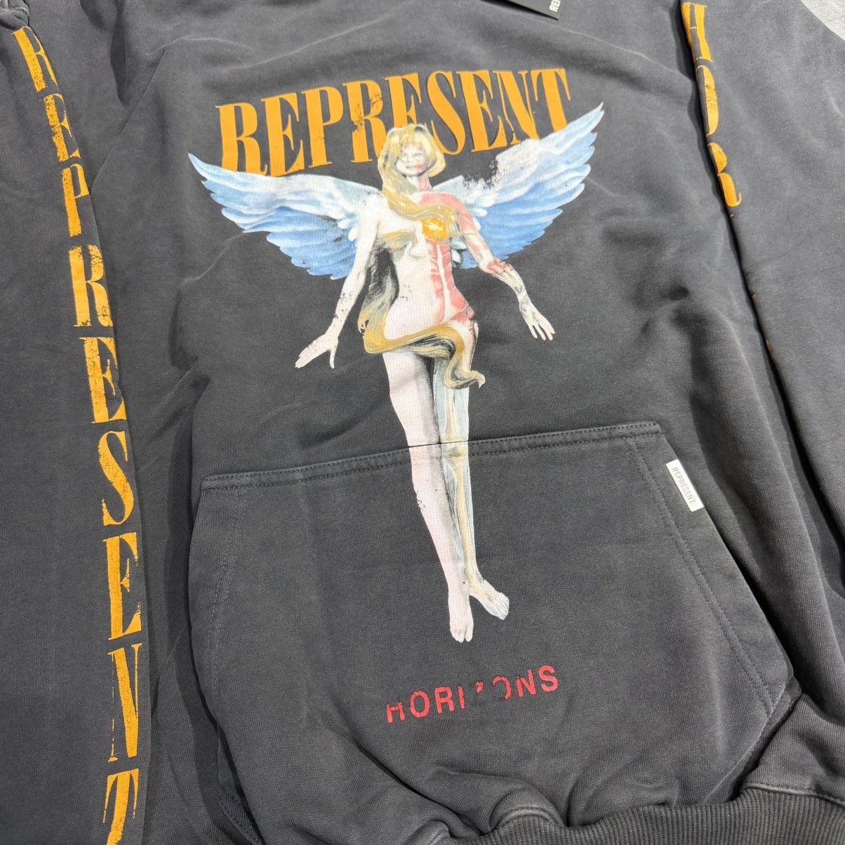 Represent Clo. Represent Reborn Hoodie Aged Black Size US S / EU 44-46 / 1 - 2 Thumbnail