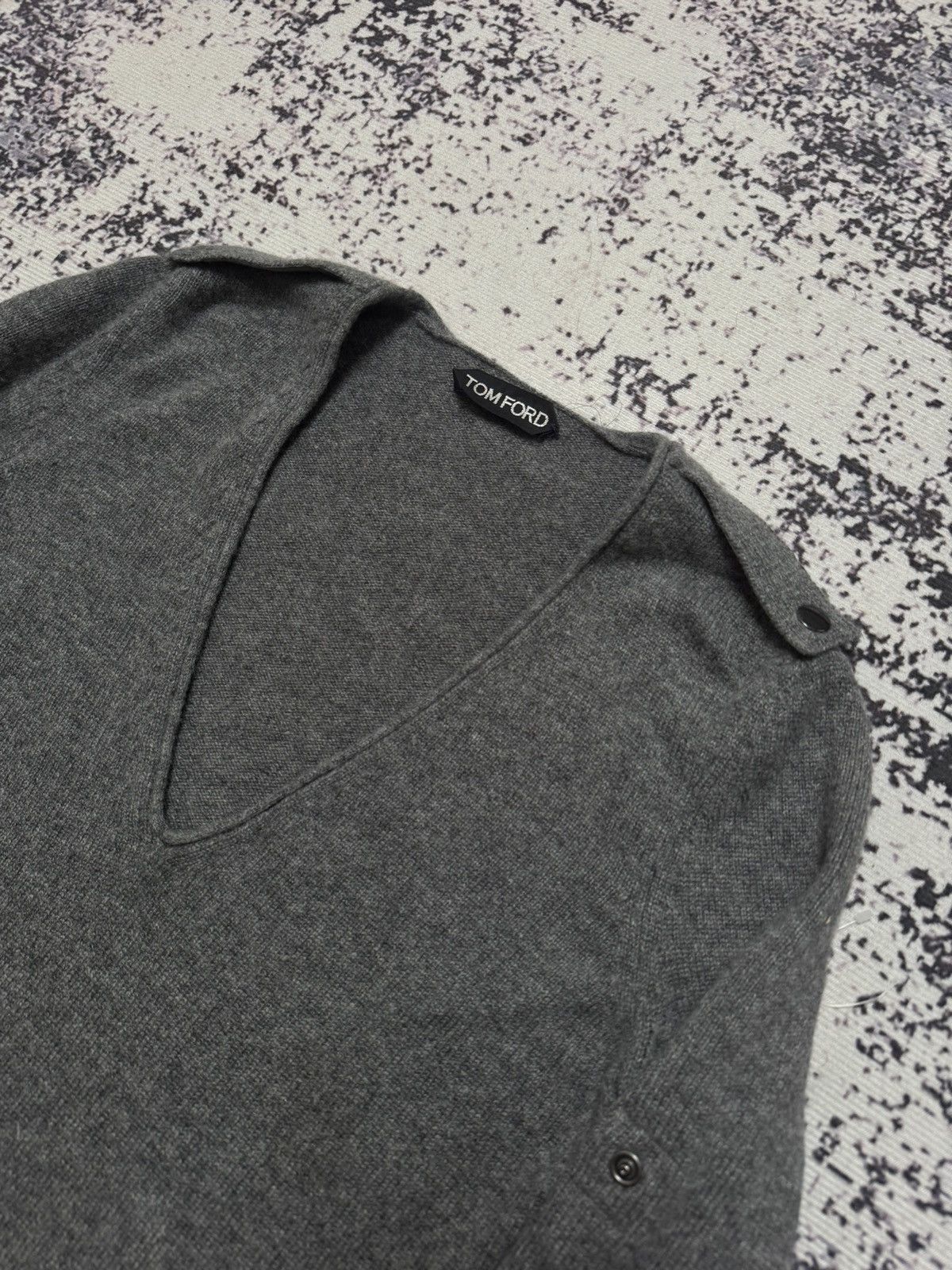 Tom Ford Tom ford Cashmere Jumper sweatshirt vintage y2k S grey Size US S / EU 44-46 / 1 - 3 Thumbnail