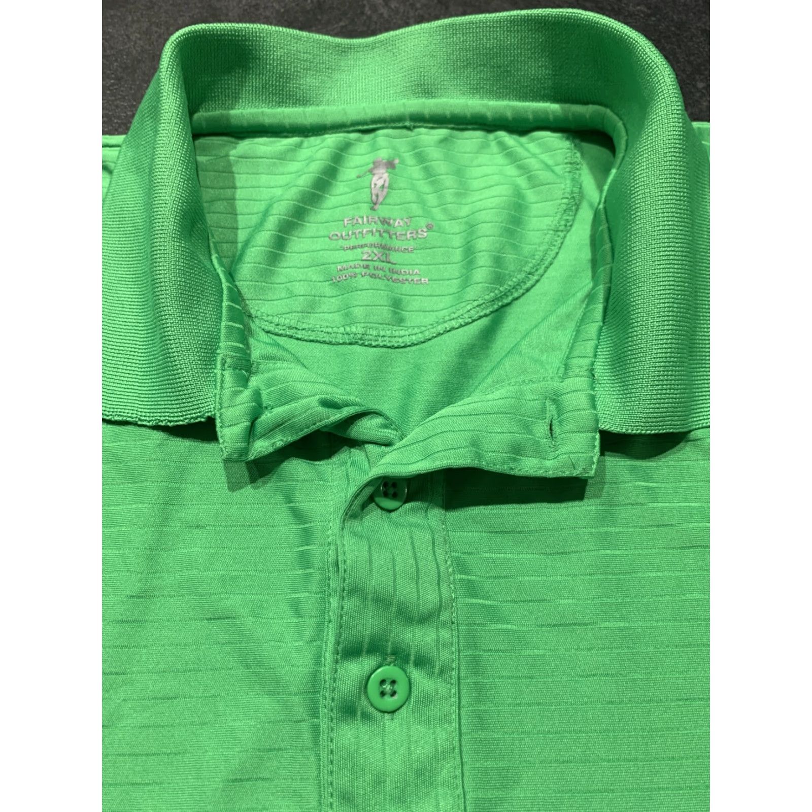 Vintage Fairway Outfitters performance 2XL polyester Golf shirt Green Size US XXL / EU 58 / 5 - 3 Thumbnail