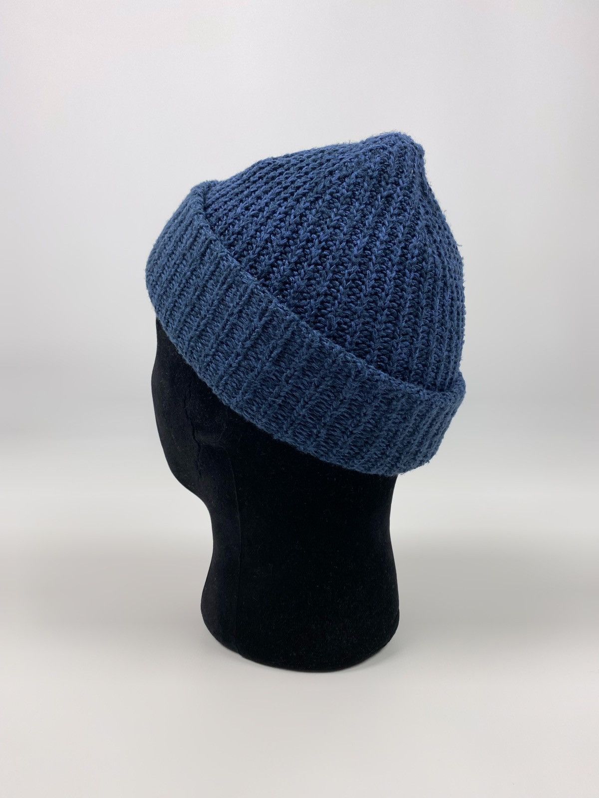 Fjallraven Fjallraven Blue Melange Chunky Knit Beanie Hat Size ONE SIZE - 2 Thumbnail