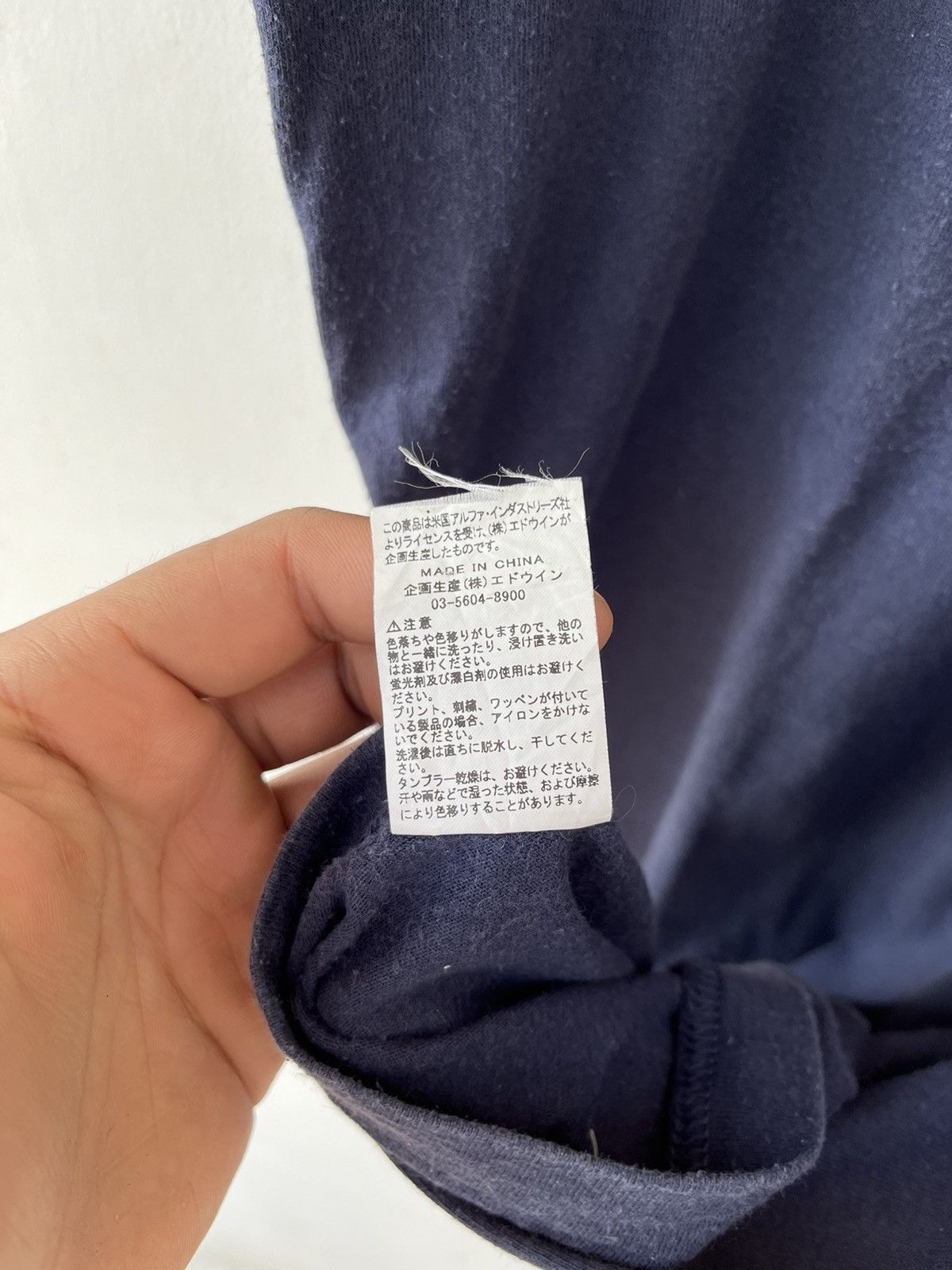 Alpha Industries × Vintage Vintage Alpha Industries US Air Force T—Shirt Size US XL / EU 56 / 4 - 5 Thumbnail