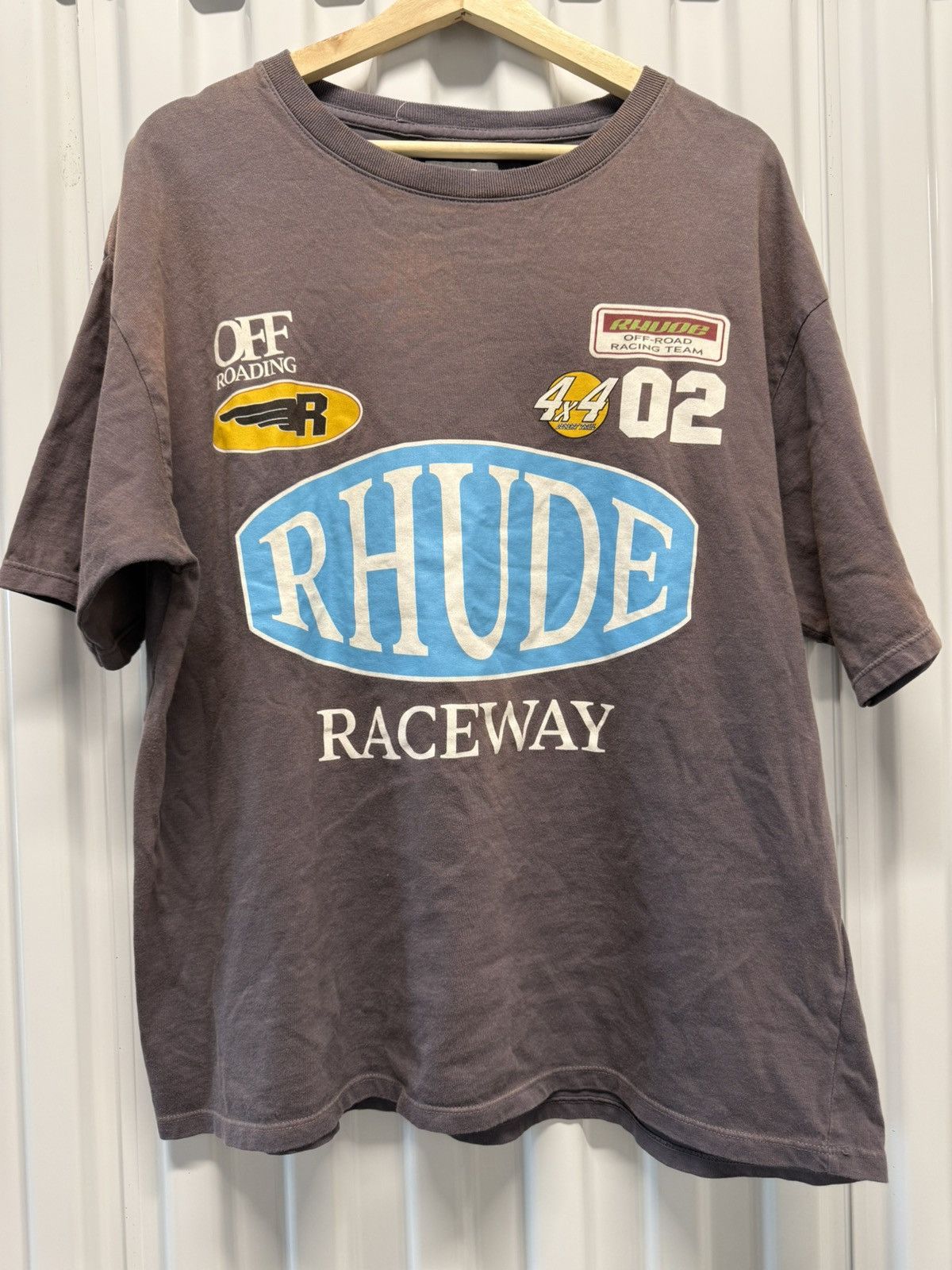 Rhude Rhude Raceway Vintage Tee S Size US S / EU 44-46 / 1 - 1 Thumbnail