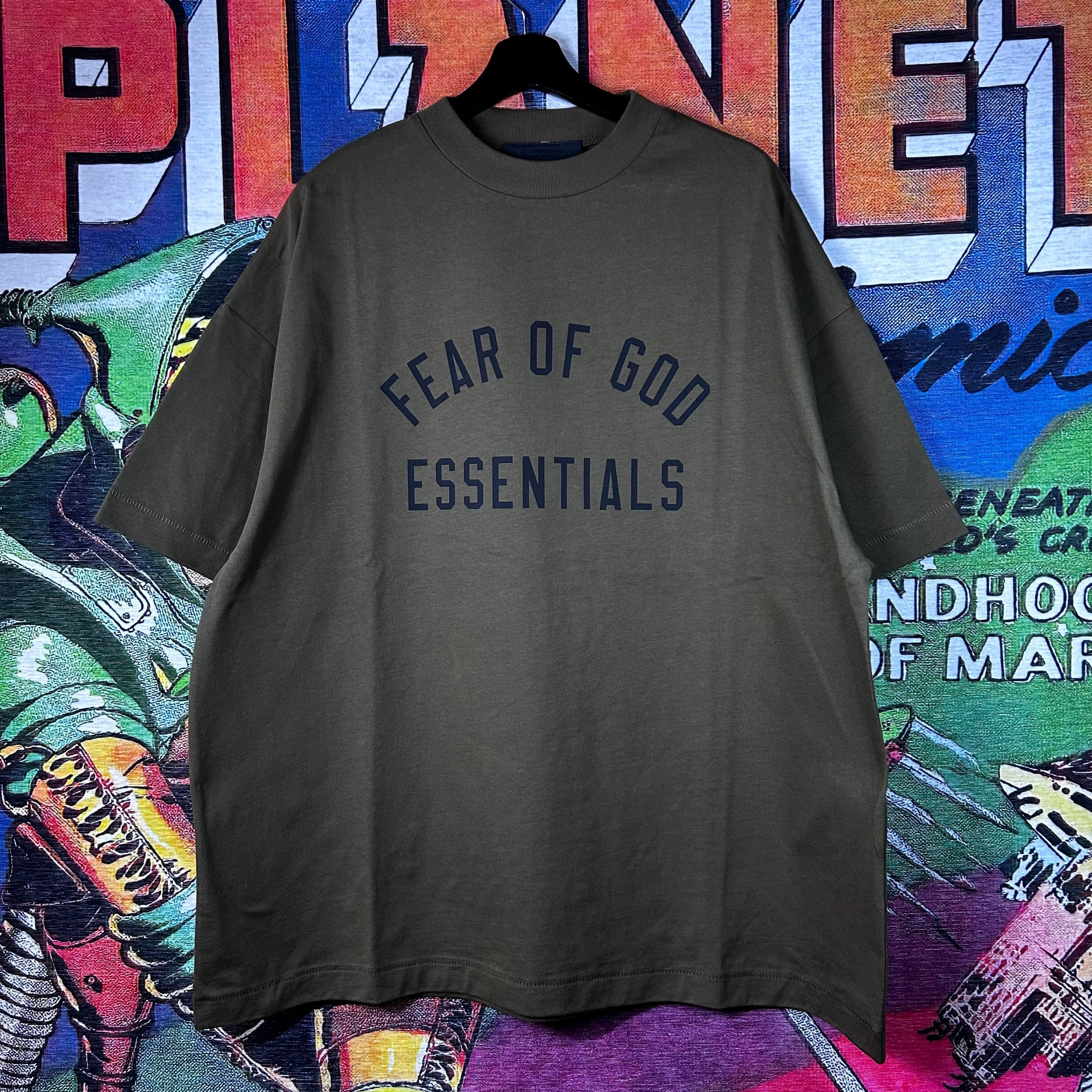 Fear of God Fear Of God Essentials Oversized Jersey Logo Tee Size US S / EU 44-46 / 1 - 1 Thumbnail