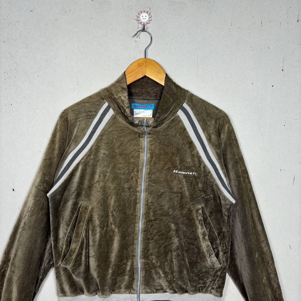 Katharine Hamnett London Hamnett London Velour Track Jacket Size M Vintage 90s Japan Size US M / EU 48-50 / 2 - 3 Thumbnail