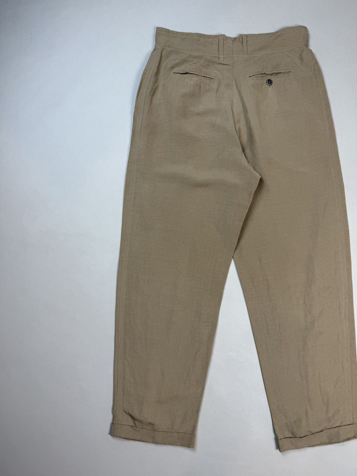 Jil Sander Jil Sander VTG Linen / Silk High Rise Dress Pants Trousers Size 28" / US 6 / IT 42 - 19 Thumbnail