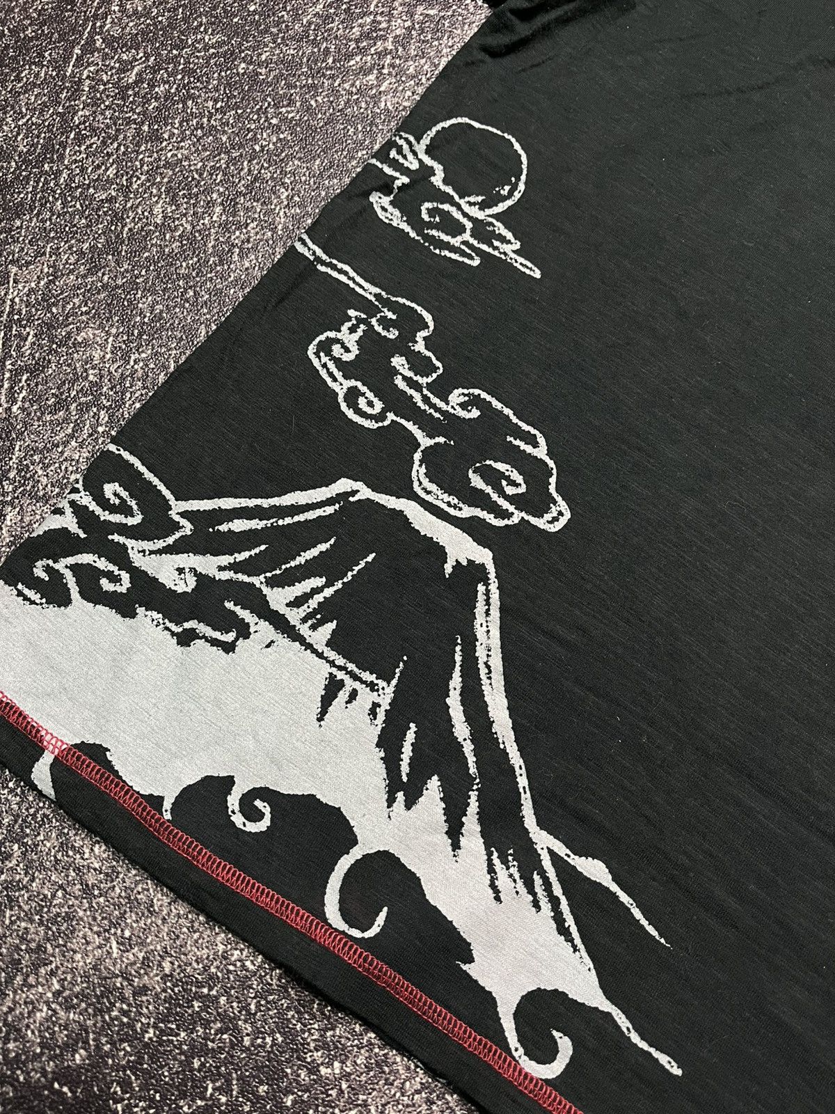 Vintage Sukajan Mountain/Dragon T-Shirts in Black, Men's (Size Xxl) — image 4 of 6