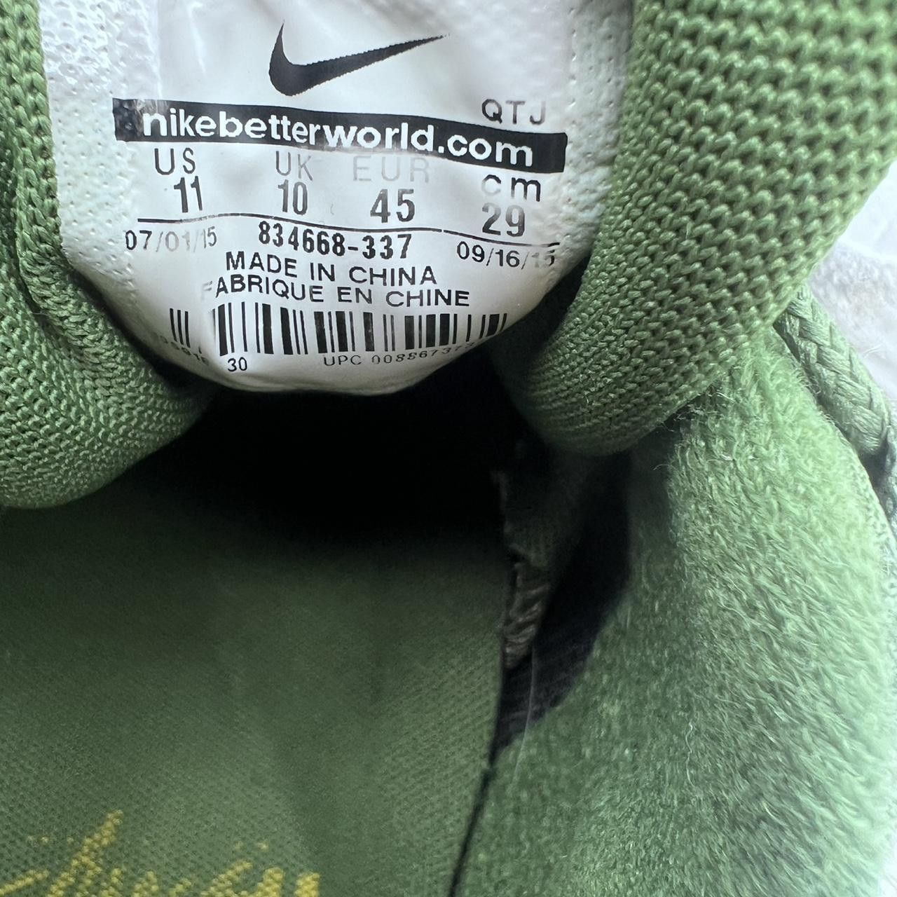 Nike Nike Air Max 95 Stussy Olive 834668-337 - Men’s US Size 11 Size US 11 / EU 44 - 7 Thumbnail