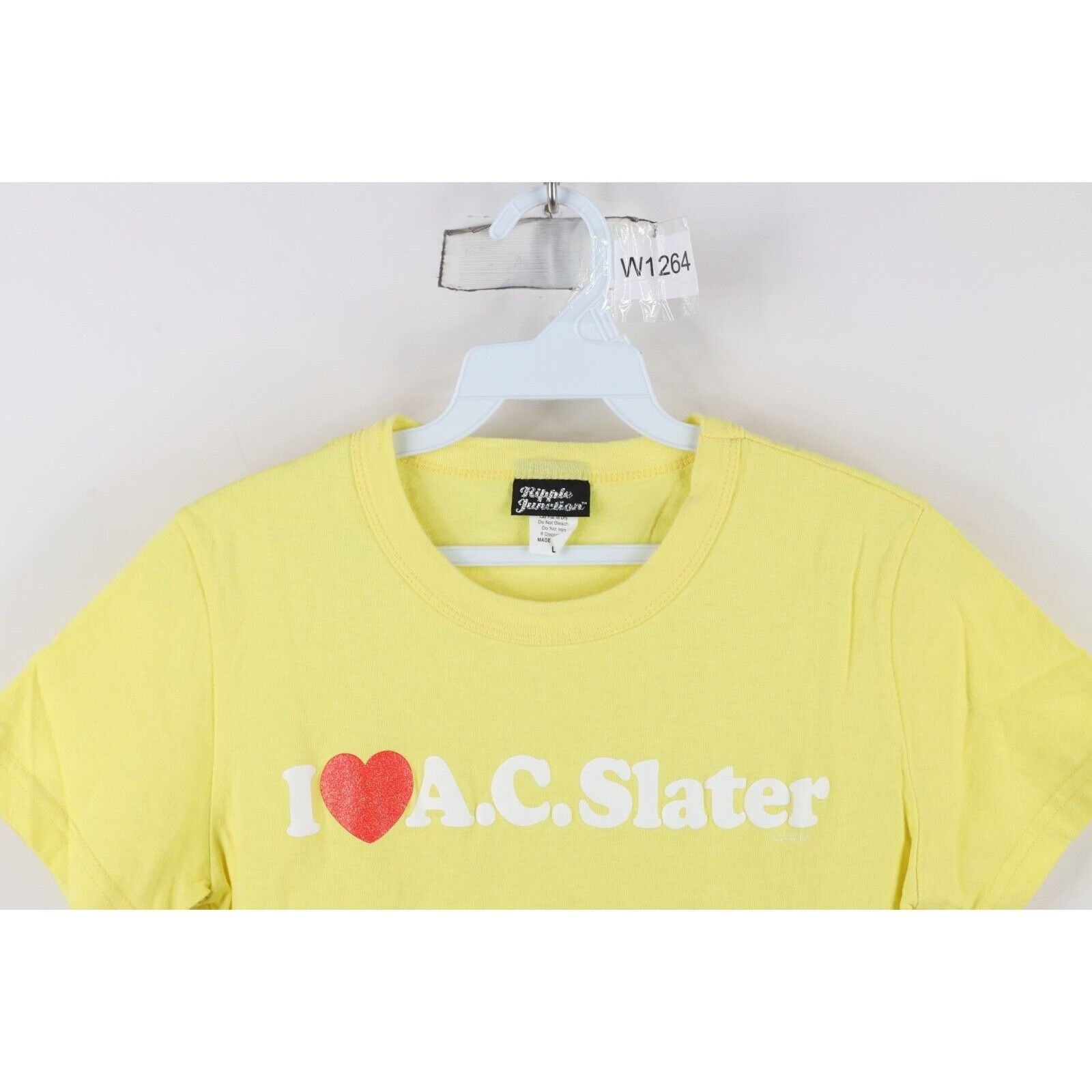 Ripple Junction × Vintage Vintage Y2K 2003 Saved by The Bell I Love AC Slater T-Shirt Size L / US 10 / IT 46 - 2 Thumbnail