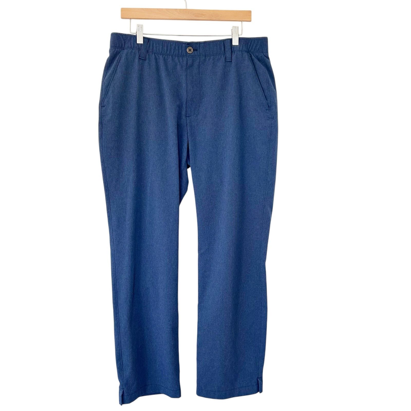 Under Armour Under Armour Blue Flat Front Chino Golf Pants Sz 36x30 Size US 36 / EU 52 - 1 Thumbnail