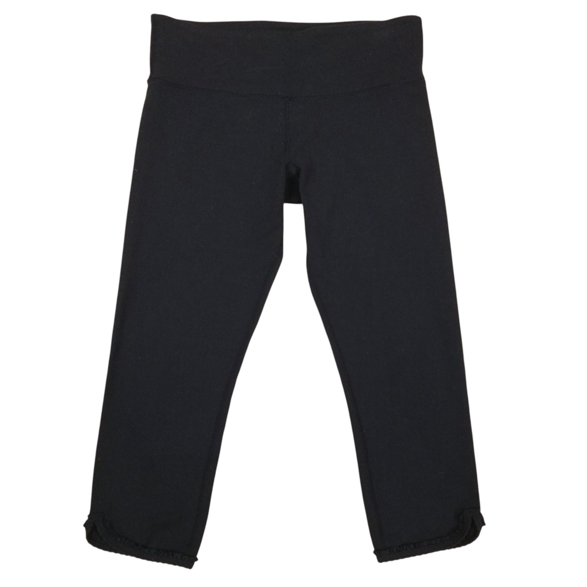Lululemon Ruffle Crop Leggings Size 30" / US 8 / IT 44 - 1 Thumbnail