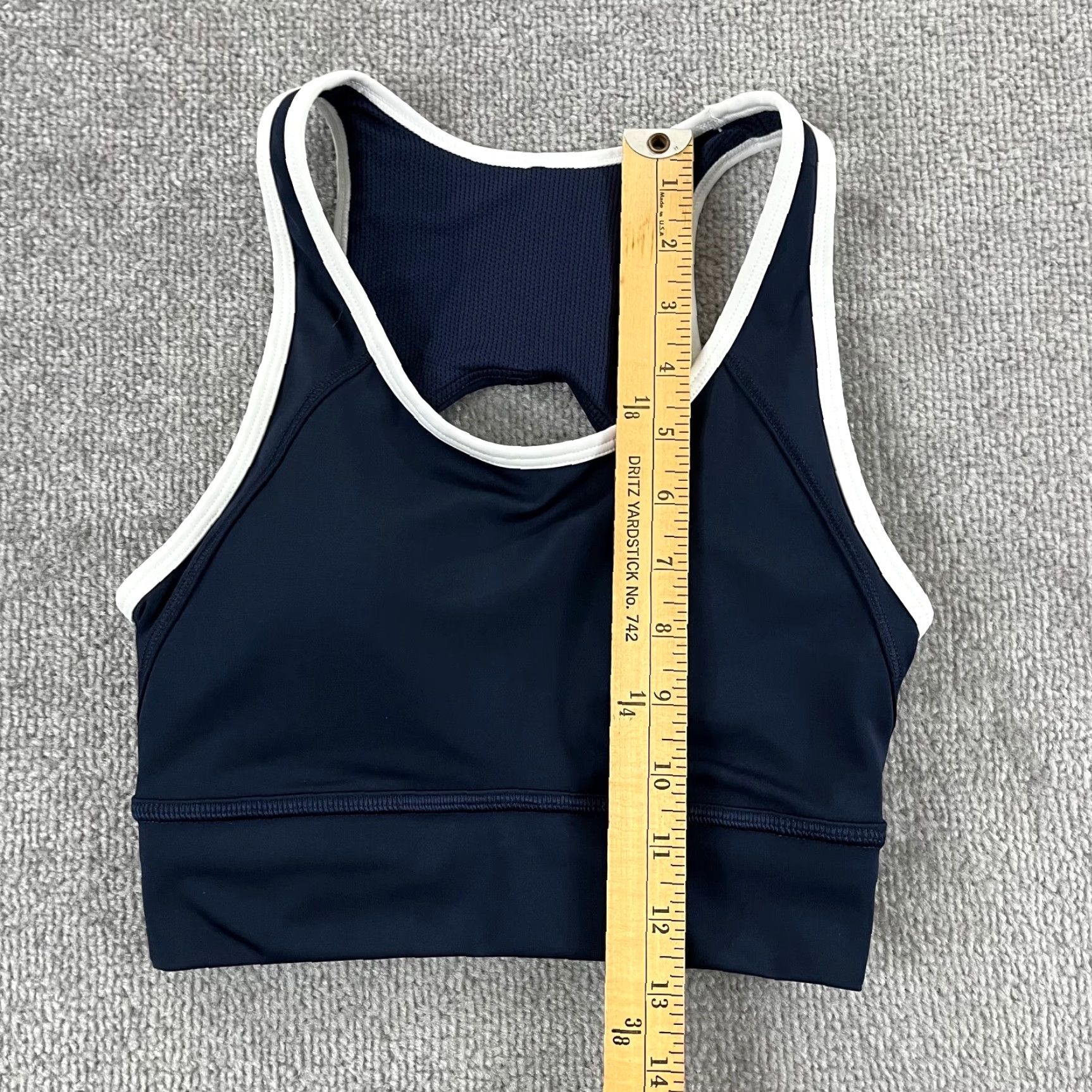 Athleta ATHLETA Sports Bra Bralette XS Movement Compression Navy Blue Womens XS Chest Bralette Size ONE SIZE - 5 Thumbnail