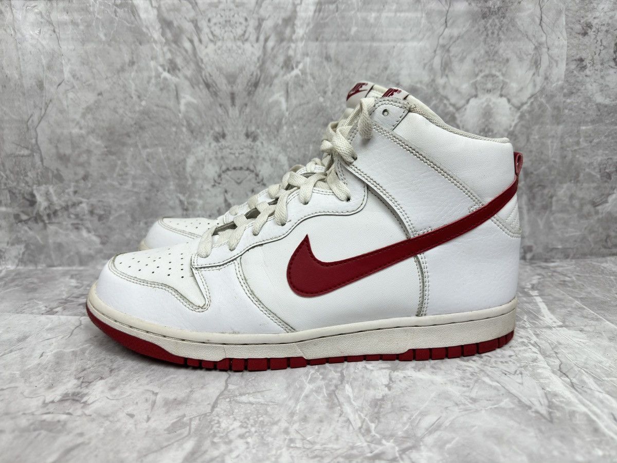 Nike Nike Dunk High White Gym Red (2017) Size US 10.5 / EU 43-44 - 3 Thumbnail