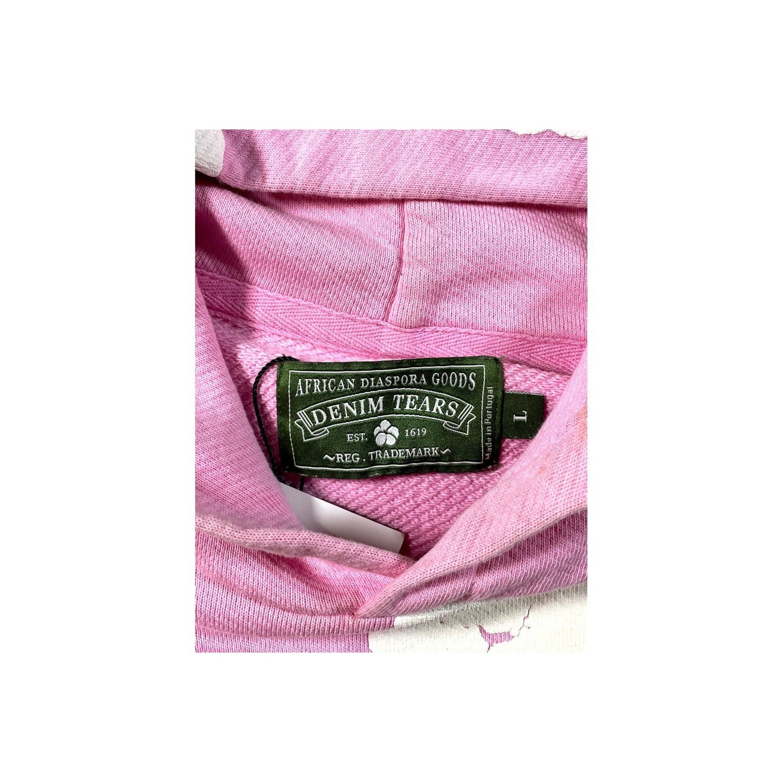 DENIM TEARS Denim Tears Pink Wreath Hoodie Size US L / EU 52-54 / 3 - 2 Thumbnail
