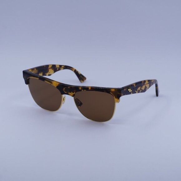 Bottega Veneta BV1003S 003 Sunglasses Ivory Havana Square Frame, Brown Lenses Bottega Veneta BV1003S Sunglasses | FREE Shipping - SOLD OUT main image 4