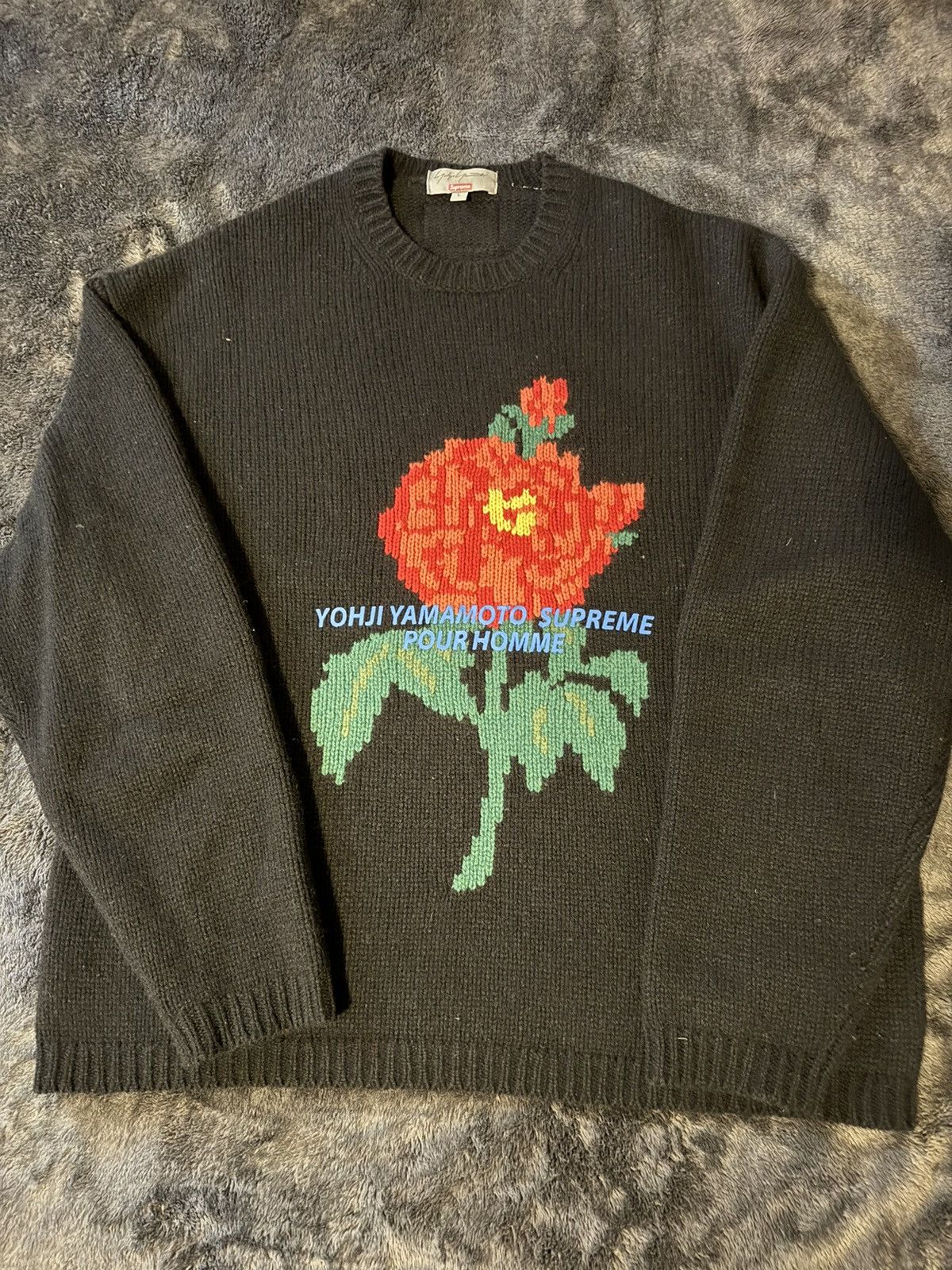 Supreme Supreme x Yohji Yamamoto Knit Sweater | Grailed