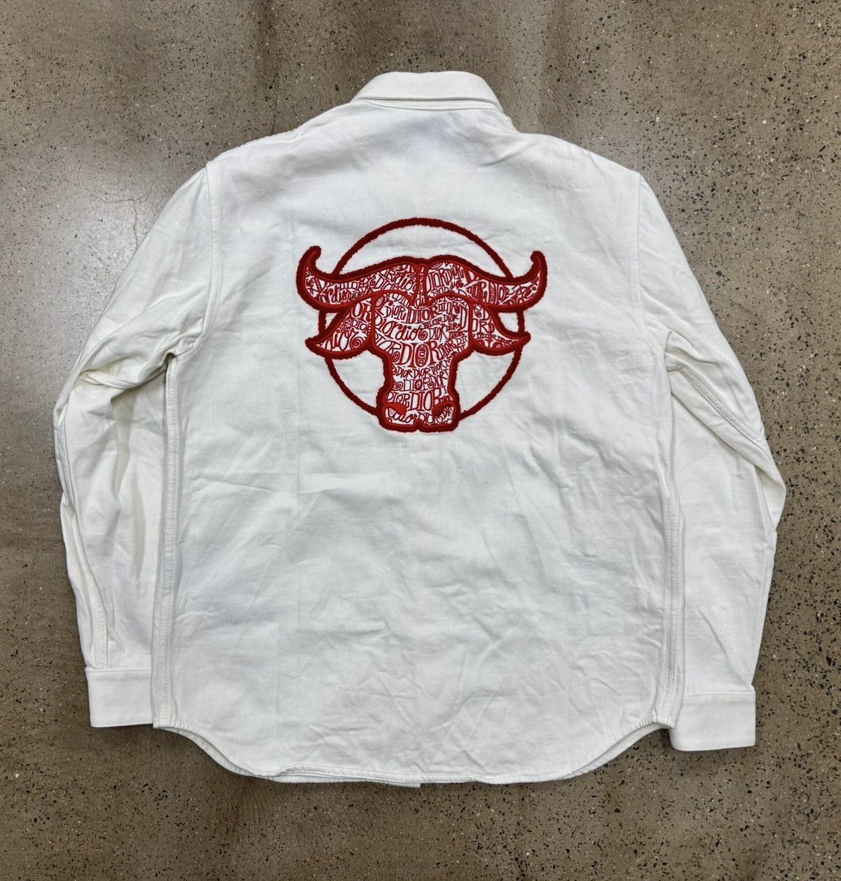 Streetwear × Stussy × Vintage Stüssy Western Denim Shirt Double