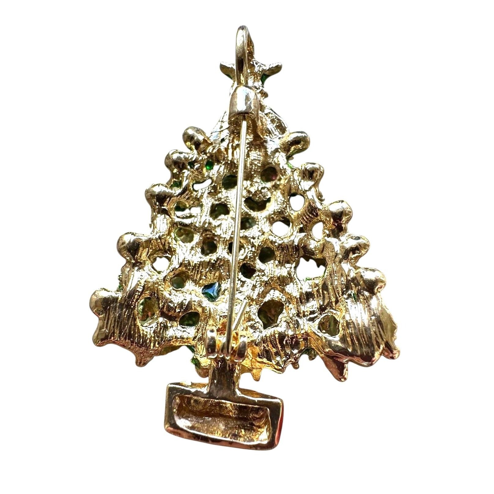 Handmade Christmas at Graceland Brooch Pin New Elvis Blue Sapphire Cr Size ONE SIZE - 12 Thumbnail