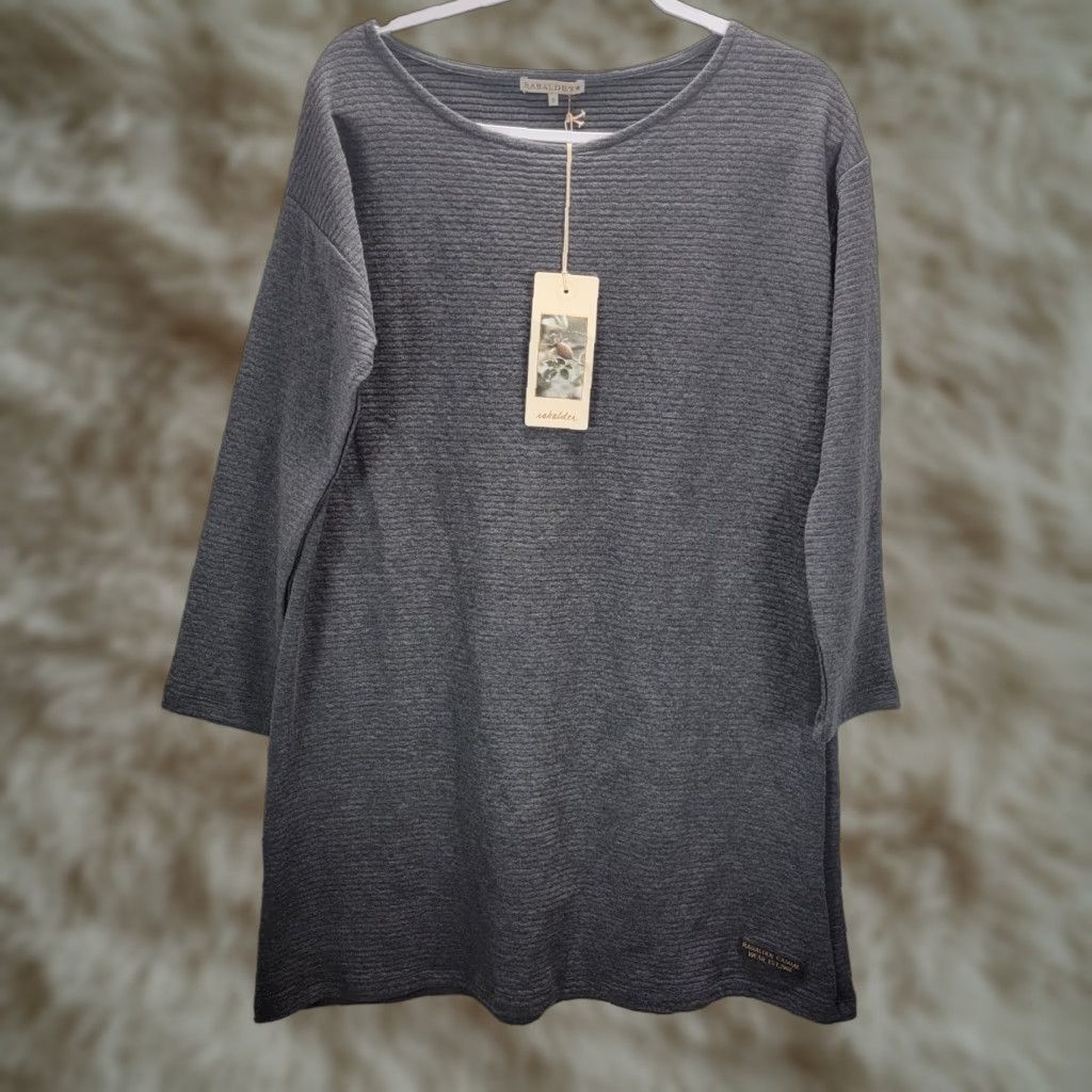 Vintage Rabalder Women's Shirt Dress Grey Oversized Casual Cotton Blend Sz S NEW Size S / US 4 / IT 40 - 1 Thumbnail