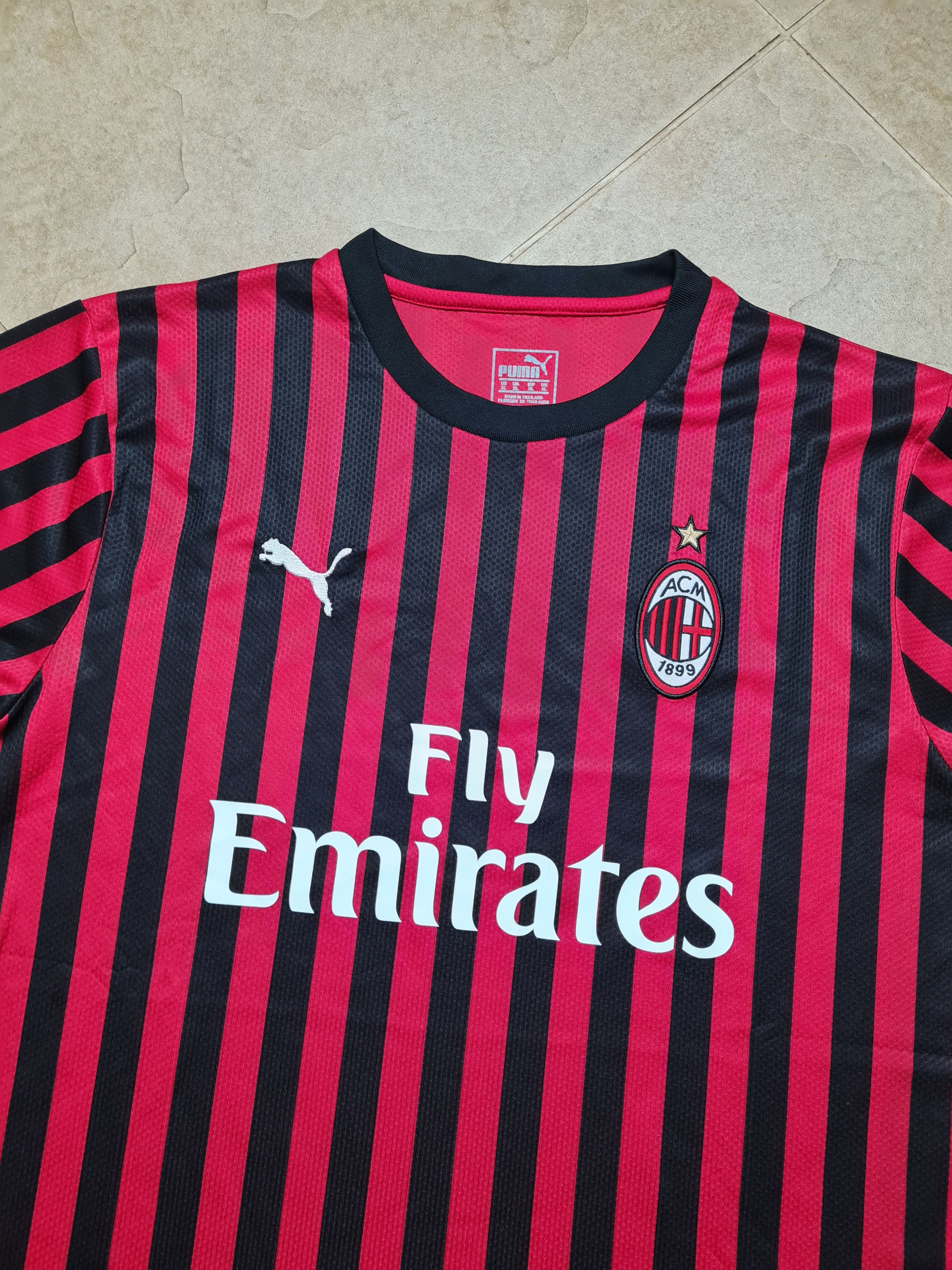 Puma MILAN 2019-2020 HOME FOOTBALL SHIRT PUMA 754419-06 Size US XL / EU 56 / 4 - 17 Thumbnail
