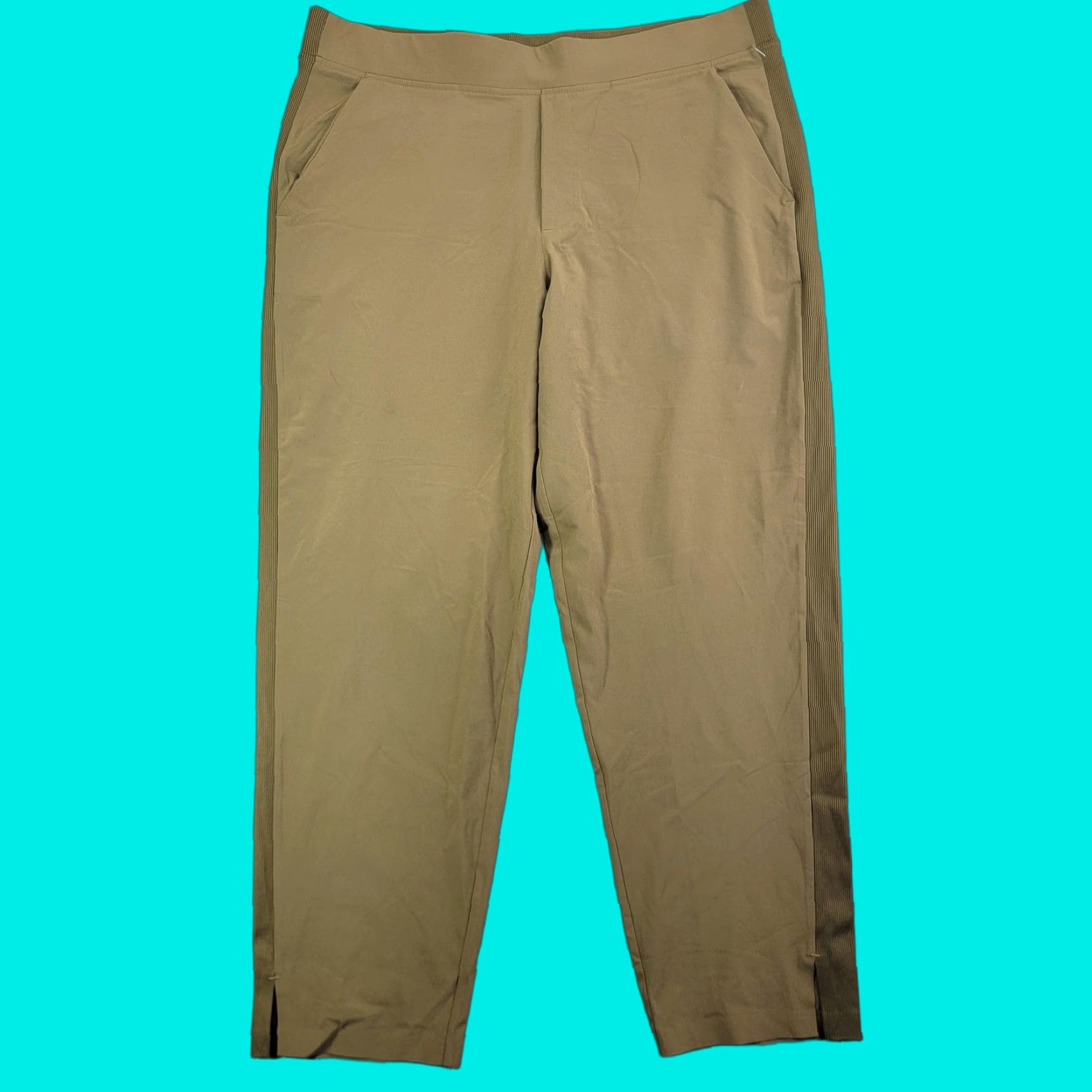 Athleta Athleta Pants Womens 16 Brown Ankle Pull On Elastic Waist Travel Activewear Casual Workwear Size 38" / US 16 / IT 52 - 1 Thumbnail