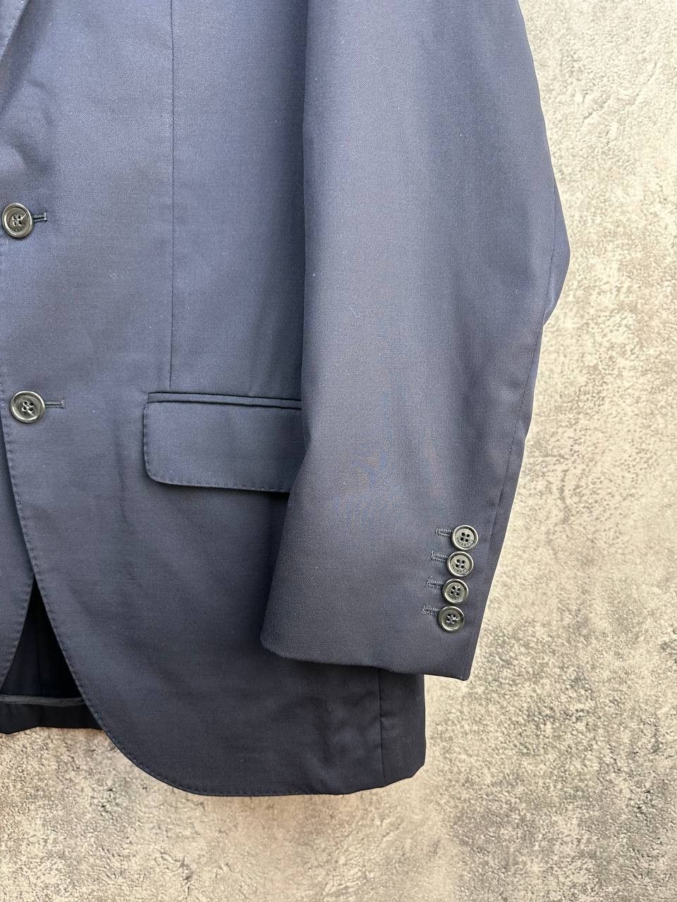 Hackett × Loro Piana Hackett Mayfair x Loro Piana Navy Stretch Wool Blazer Jacket Size 48L - 8 Thumbnail