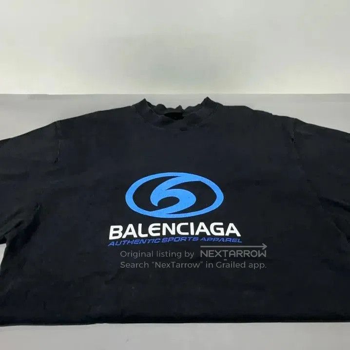 Balenciaga Balenciaga Logo Print Black Short Sleeve T. Size US XS / EU 42 / 0 - 4 Thumbnail