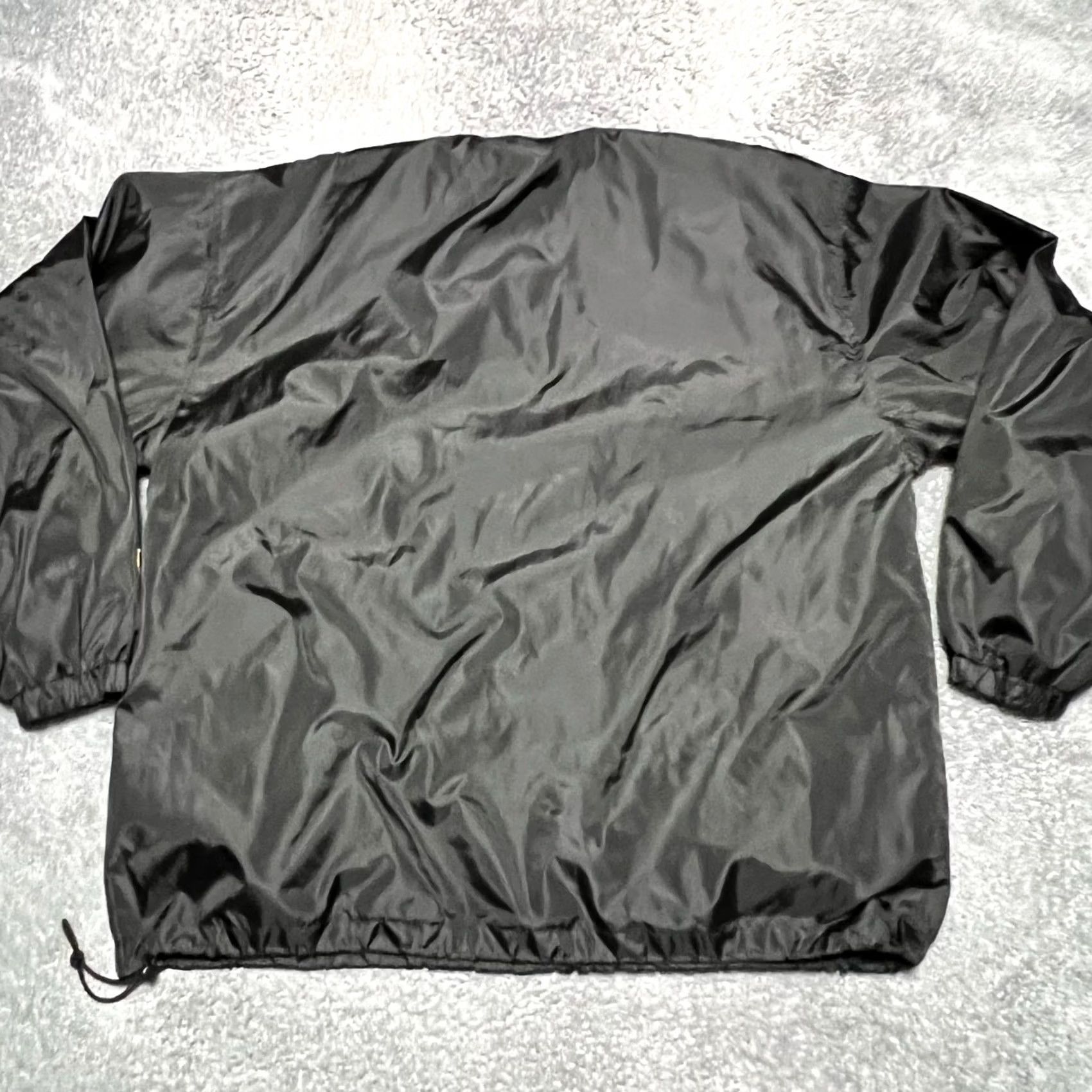 NFL VINTAGE? No. Final: Green Bay Packers NFL Jacket Windbreaker Mens Large Black Lightweight Jacket Size US L / EU 52-54 / 3 - 4 Thumbnail