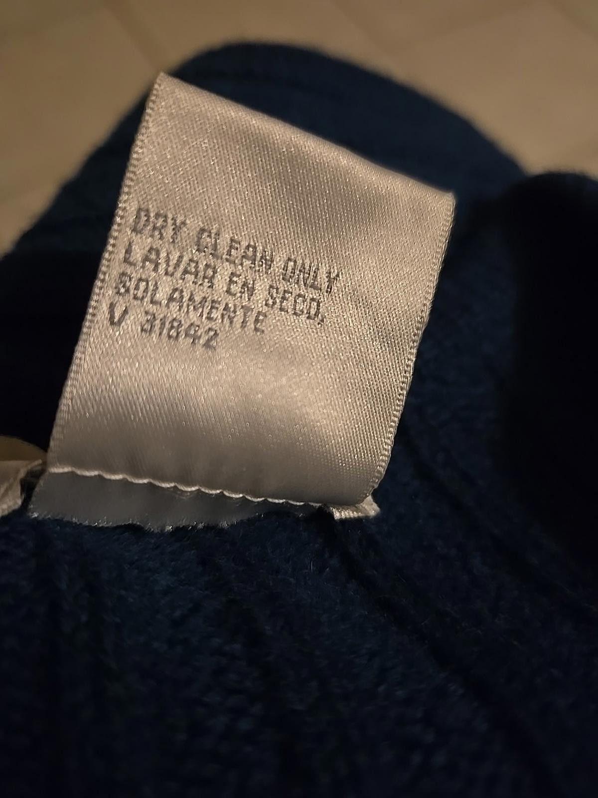 Pierre Cardin Pierre Cardin Vtg 100% Wool Sweater Vest Large Blue Preppy Size L / US 10 / IT 46 - 7 Thumbnail