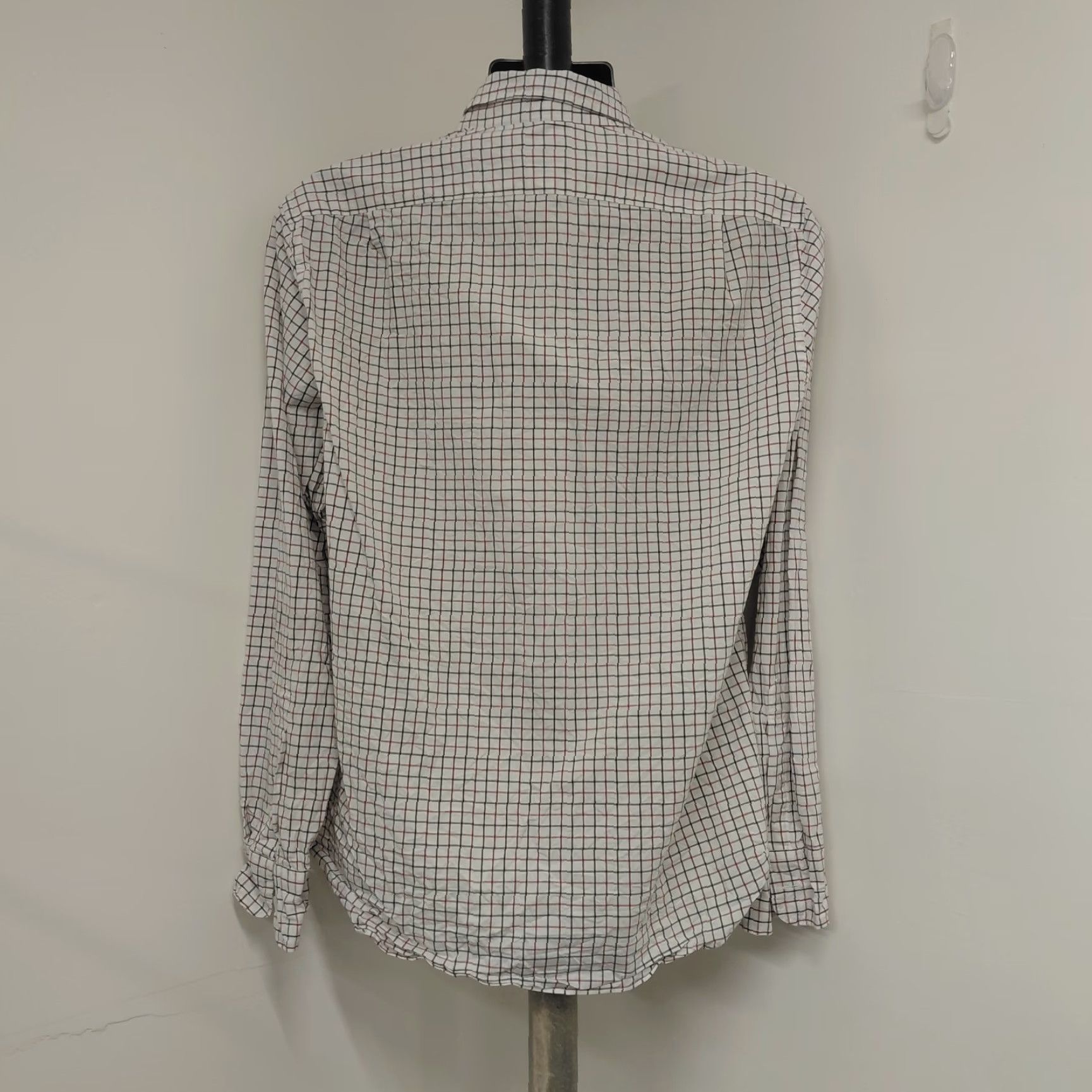 J.Crew J.CREW Classic Shirt Men's L White/Red/Blue Plaid Button-Down Flex Washed Size US L / EU 52-54 / 3 - 4 Thumbnail
