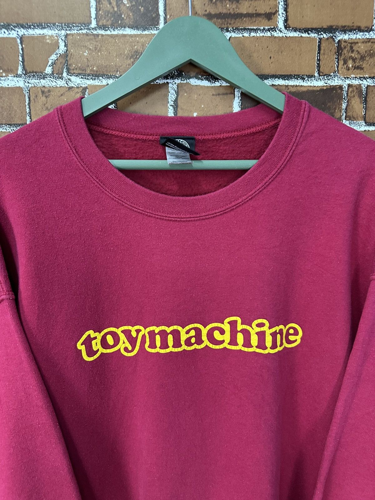 Toy Machine Vintage Skate Toy Machine Crewneck Sweatshirt Z359 Size US XL / EU 56 / 4 - 2 Thumbnail