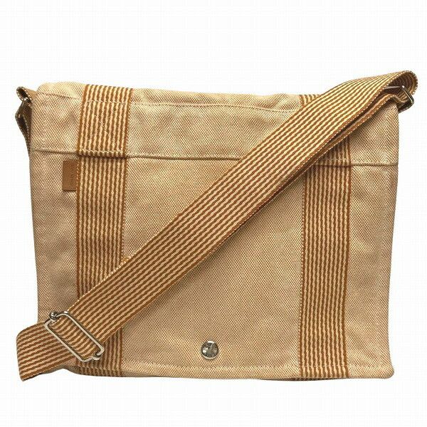 Hermes Hermes Herline Shoulder Bag Canvas Shoulder Bag in Grey, Women's