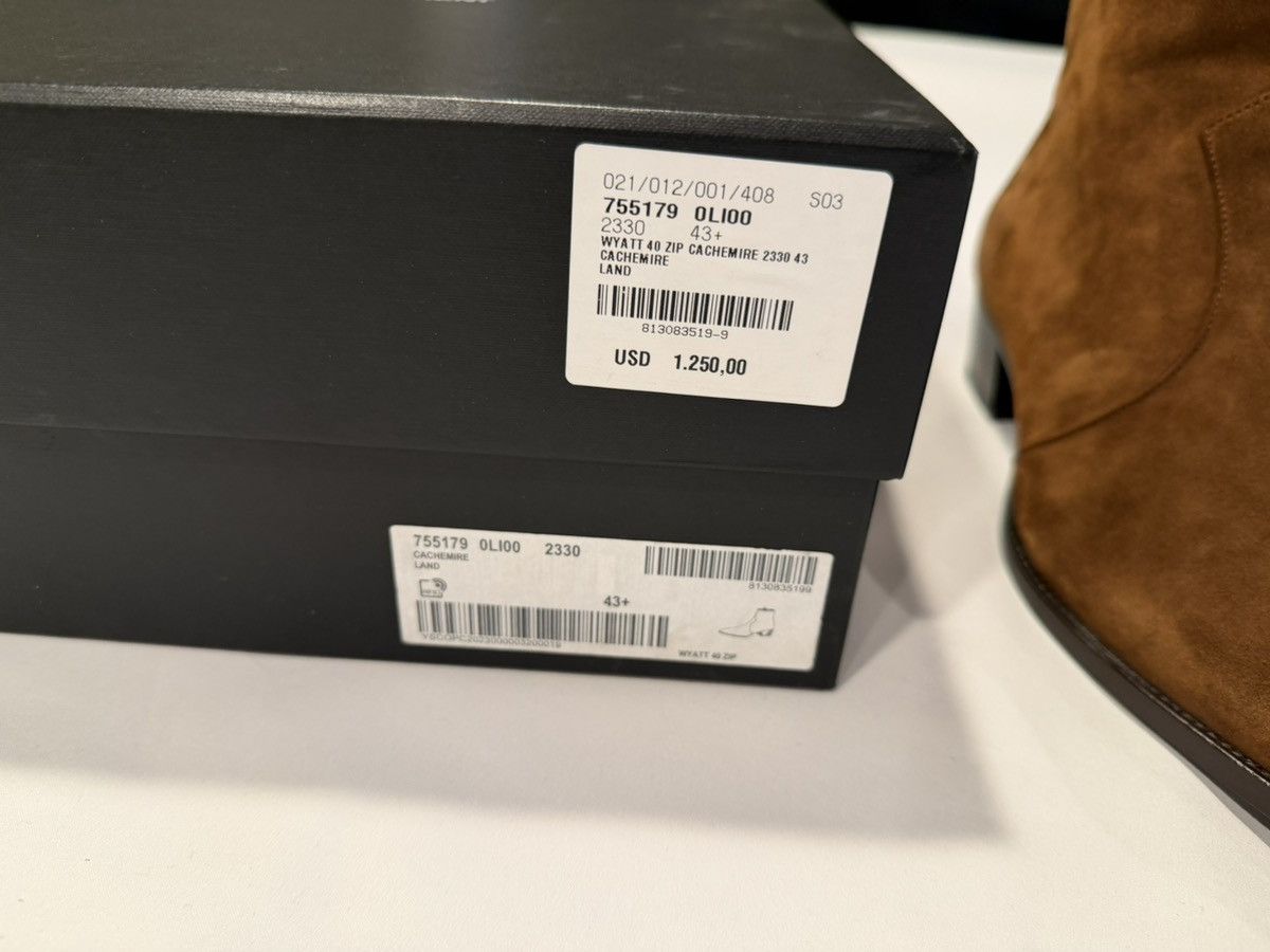 Saint Laurent Paris Saint laurent mens suede boots 43.5/10.5. $1250 Size US 10.5 / EU 43-44 - 3 Thumbnail