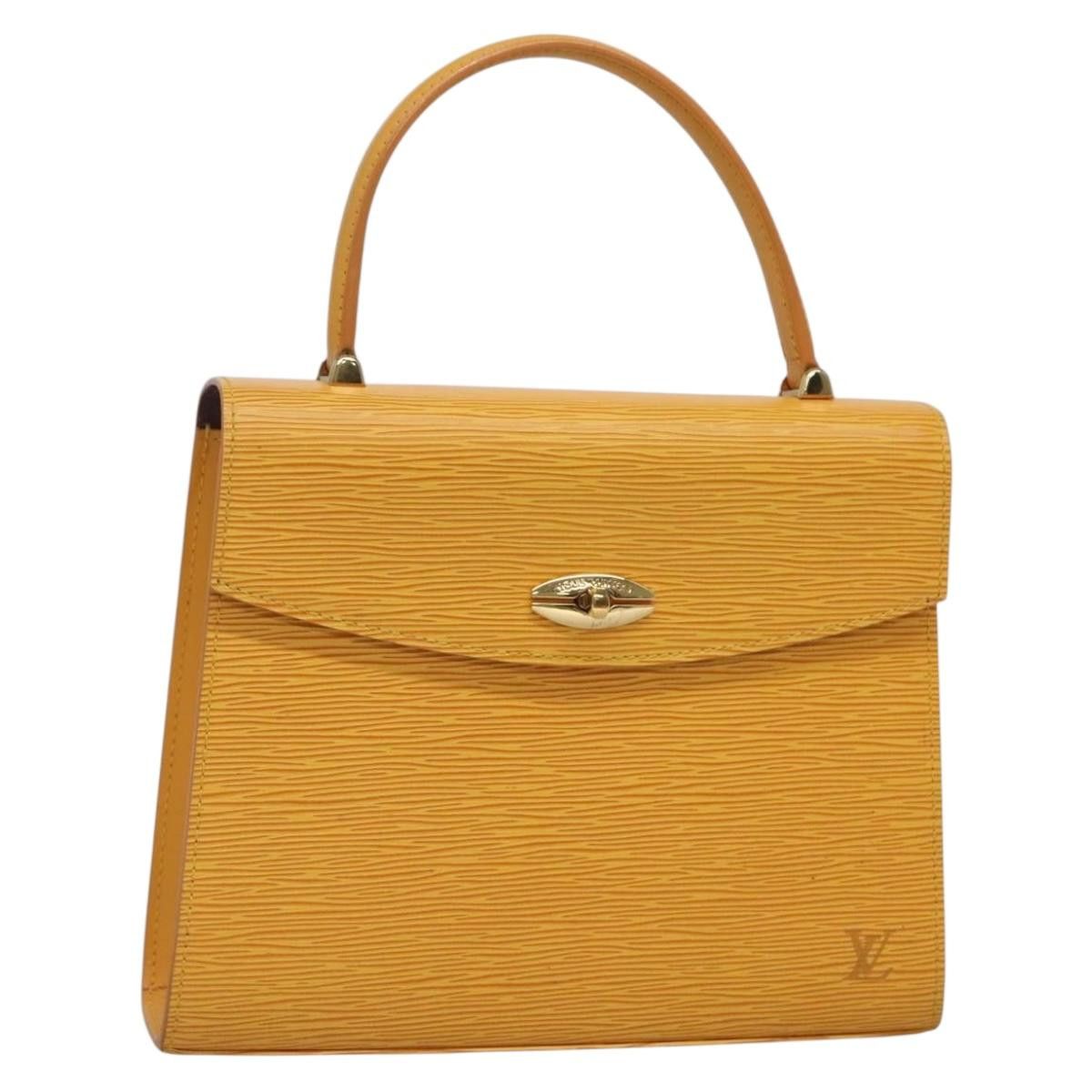 Louis Vuitton LOUIS VUITTON Epi Malesherbes Hand Bag Tassili Yellow Jonne Size ONE SIZE - 1 Thumbnail