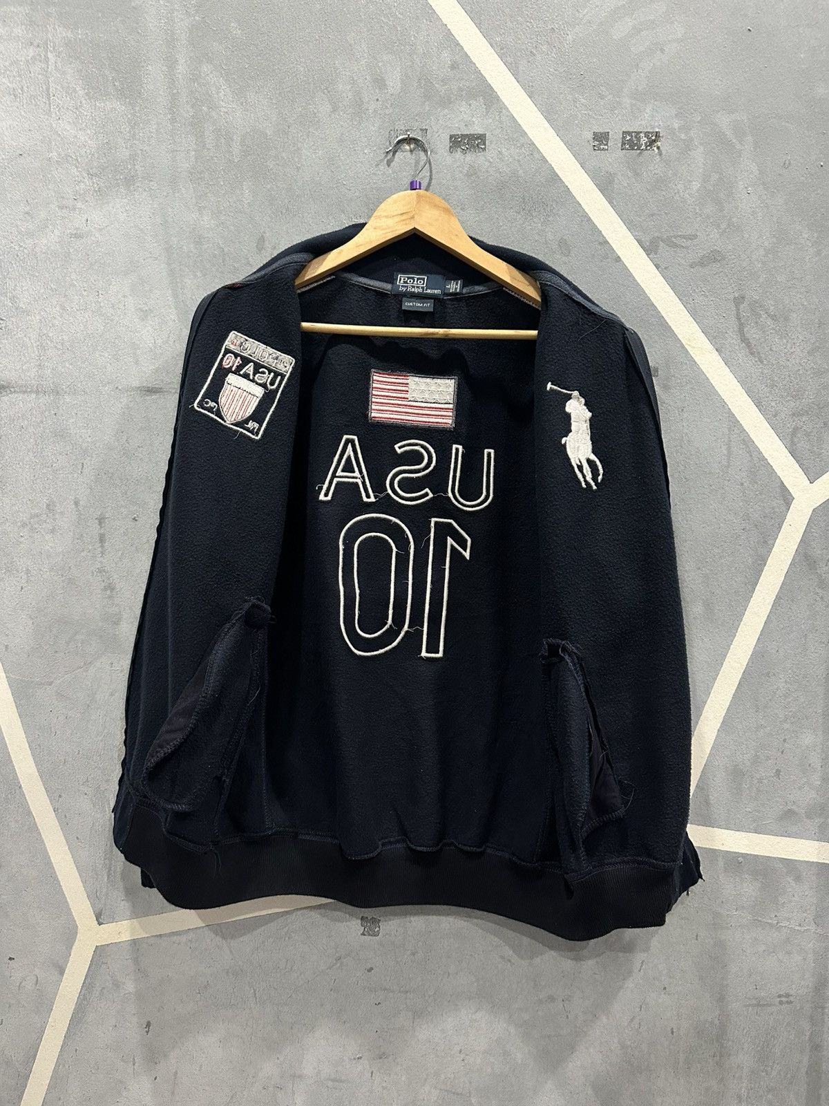 Polo Ralph Lauren Polo Ralph Lauren USA Zipper Sweatshirt Size US L / EU 52-54 / 3 - 6 Thumbnail