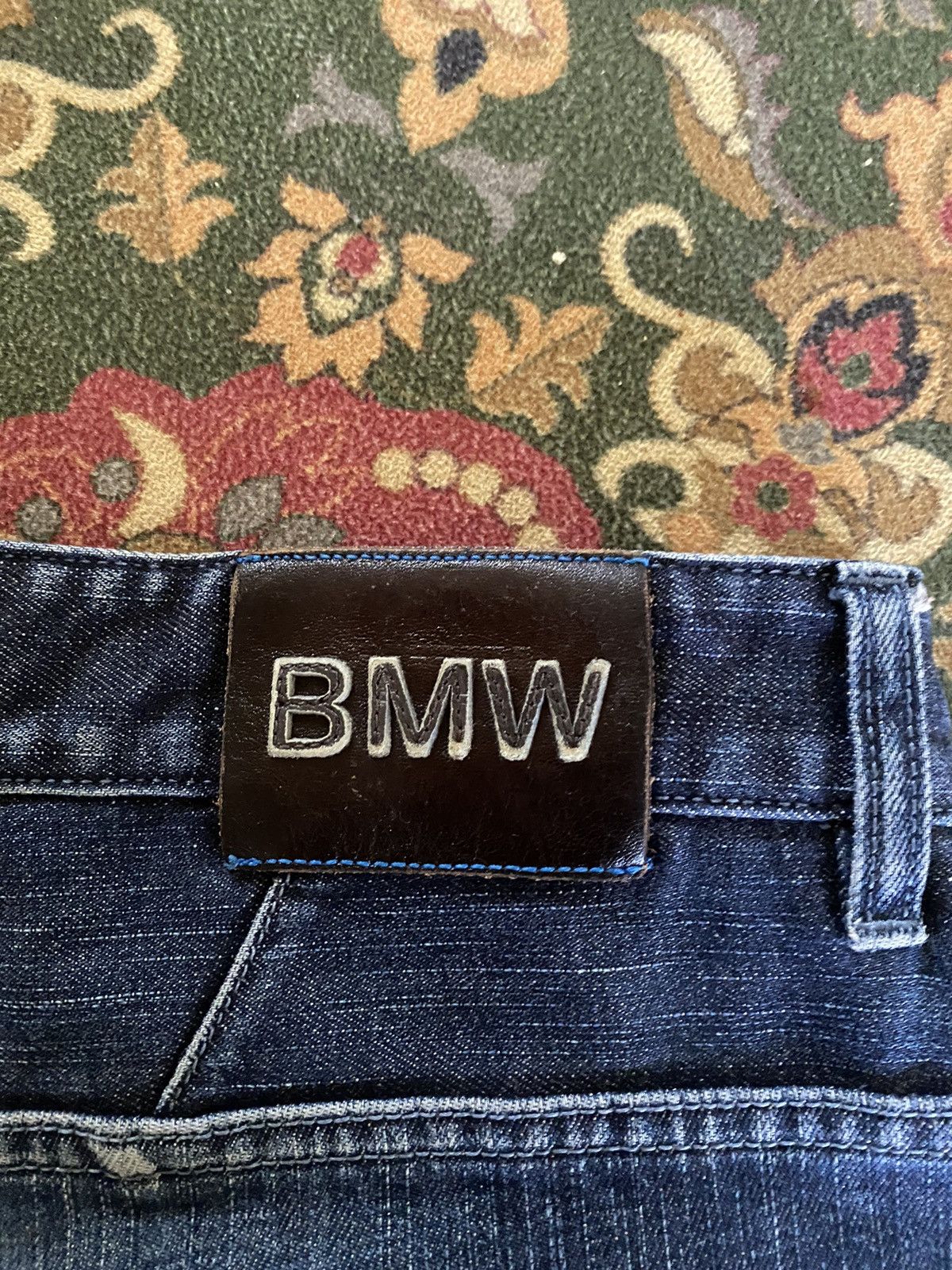 BMW Vintage Bmw Rare Design Blue Denim Size US 34 / EU 50 - 14 Thumbnail