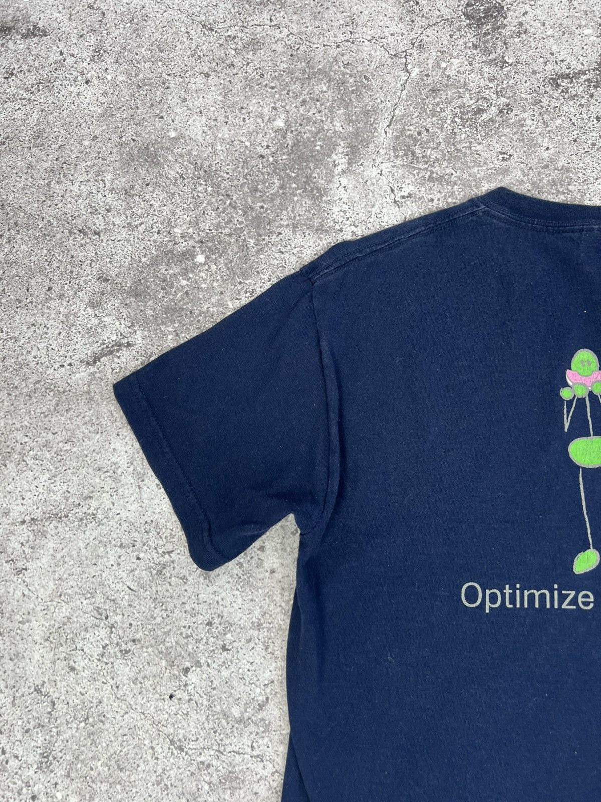 Gildan Vintage Y2K Google T-shirt Optimize Your Life Size US S / EU 44-46 / 1 - 13 Thumbnail