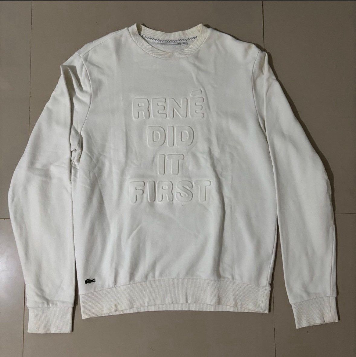 Lacoste Lacoste René Did It First Sweatshirt Size US L / EU 52-54 / 3 - 1 Thumbnail