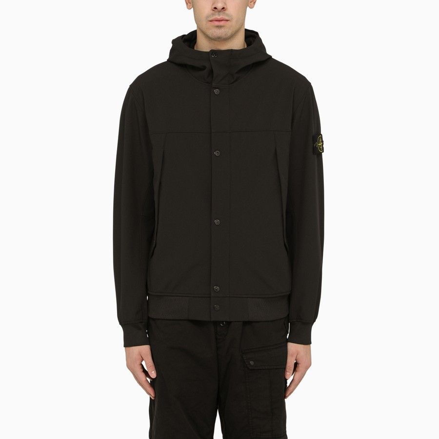 Stone Island o1d2blof0624 Light Soft Shell-R Jacket in Black Size US L / EU 52-54 / 3 - 1 Thumbnail