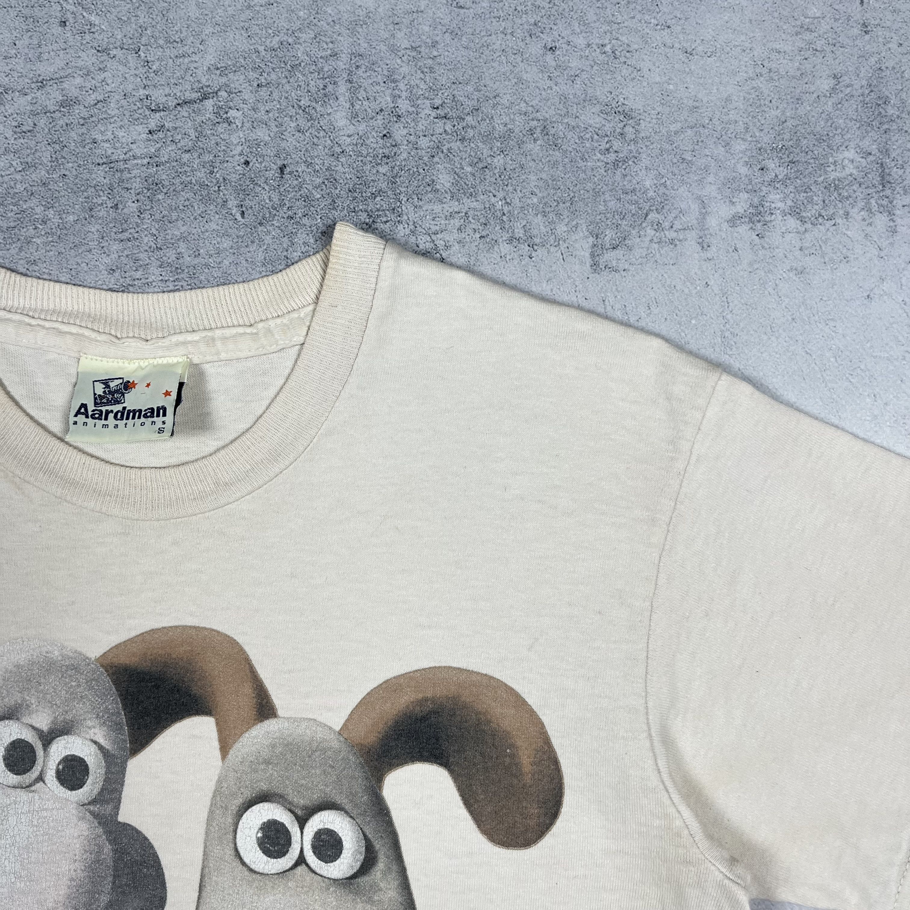 Cartoon Network Vintage Wallace & Gromit Rare Cartoon T Shirt 1989 Size US S / EU 44-46 / 1 - 13 Thumbnail