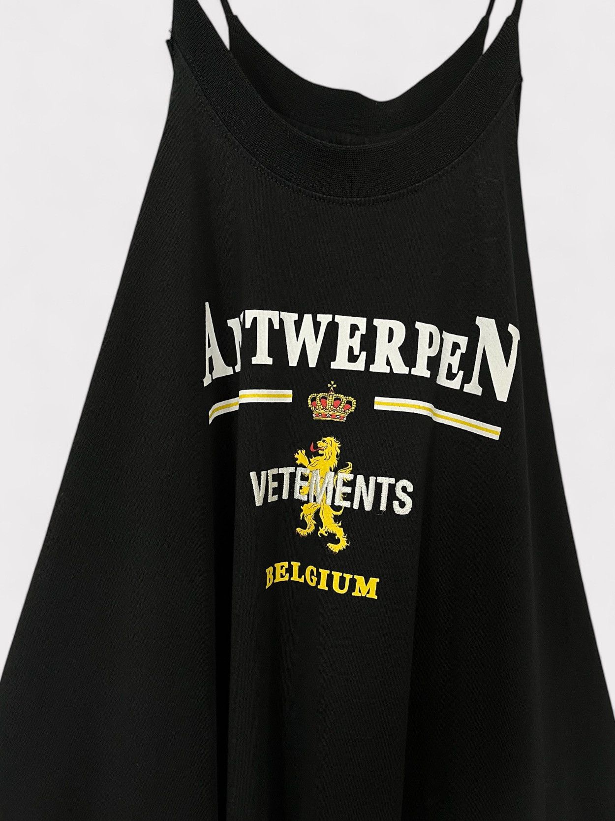 Vetements Deconstructed Antwerpen-Print Jersey Dress Size XS / US 0-2 / IT 36-38 - 4 Thumbnail